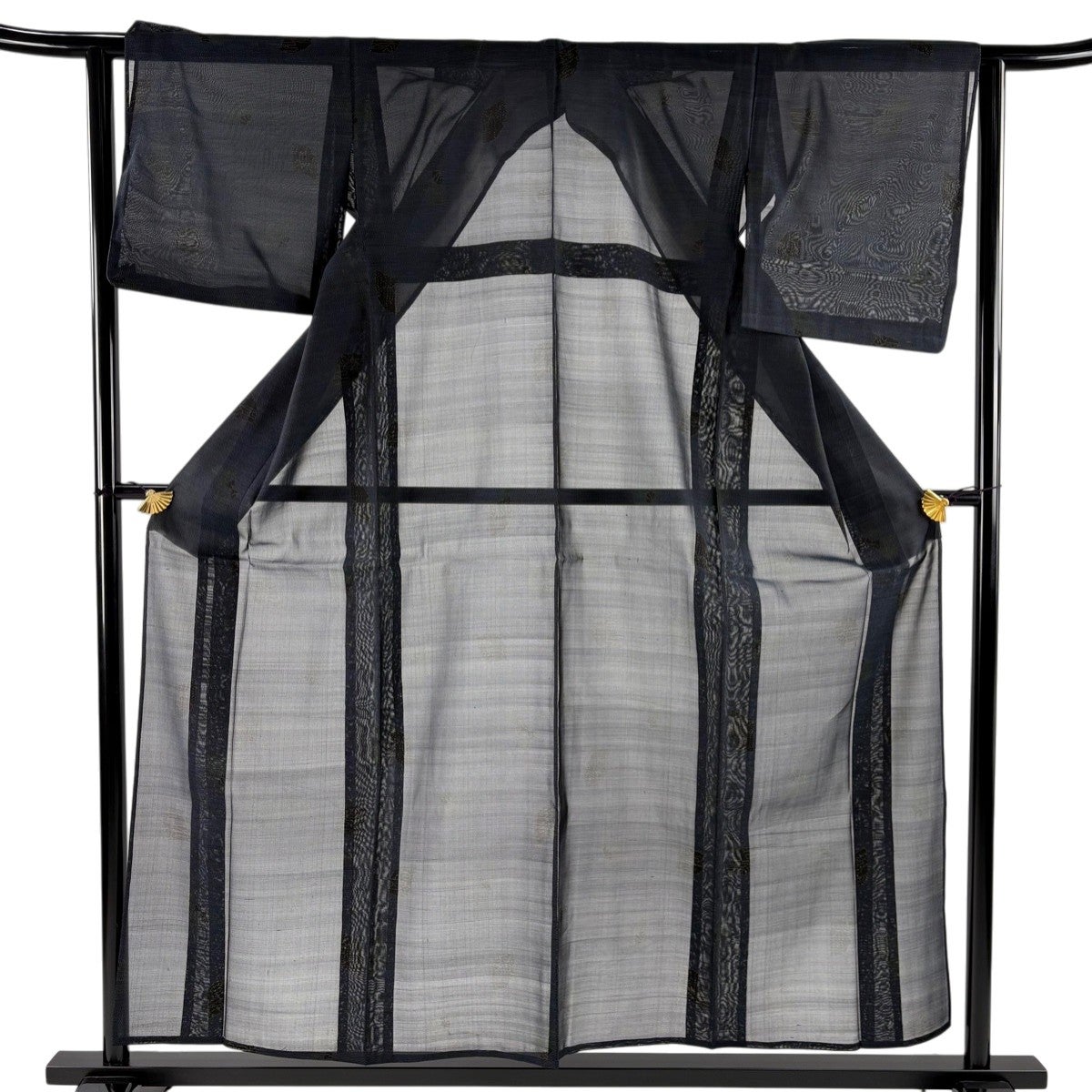紬 身丈158.5cm 裄丈63cm 正絹 秀品 【中古】 美品】 紬 身丈158.5cm 裄丈64cm M 薄物 夏紬 壺垂れ 濃紺 正絹 秀品