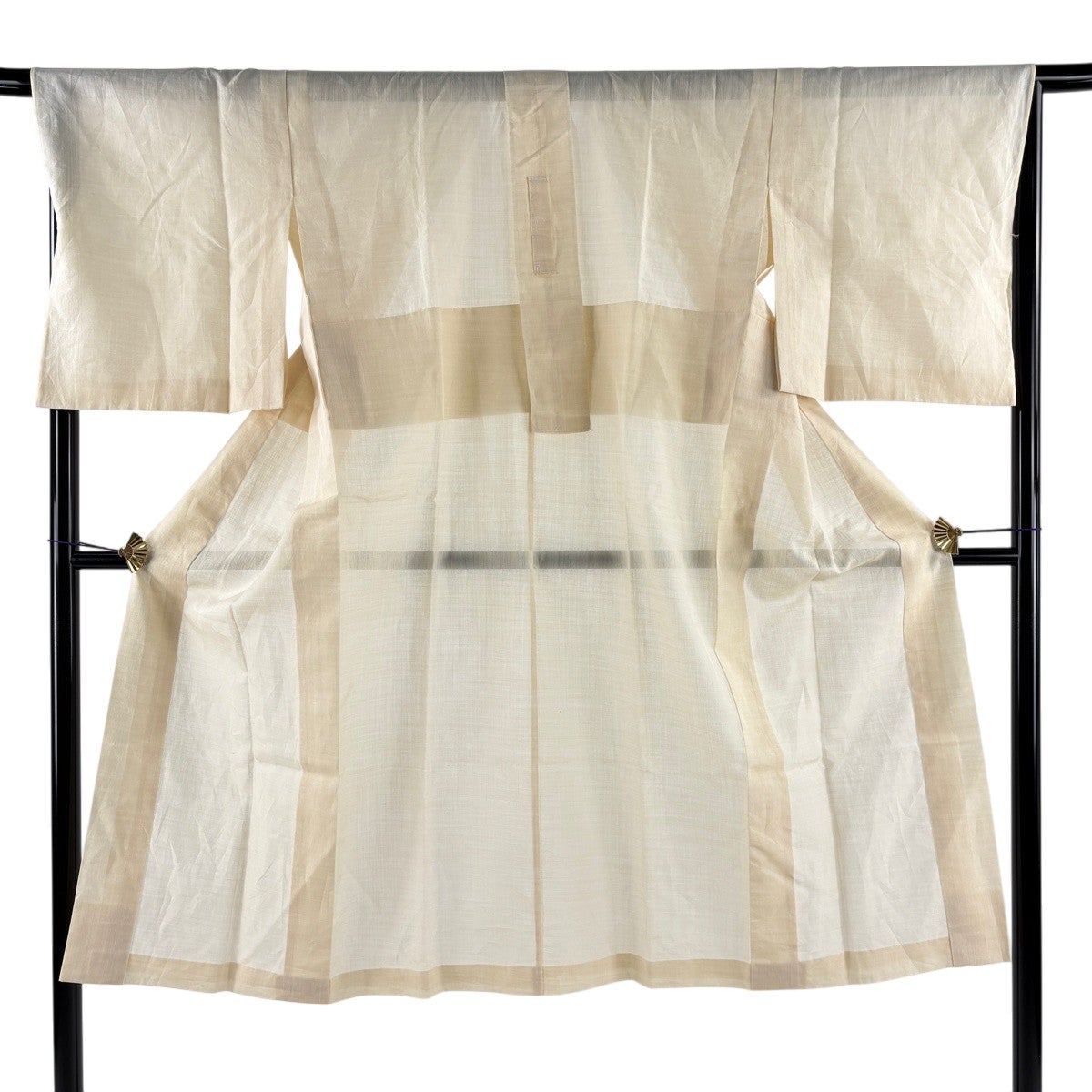 長襦袢 身丈132cm 裄丈67cm M 市松 桜 薄紫 正絹 秀品｜中古・古着