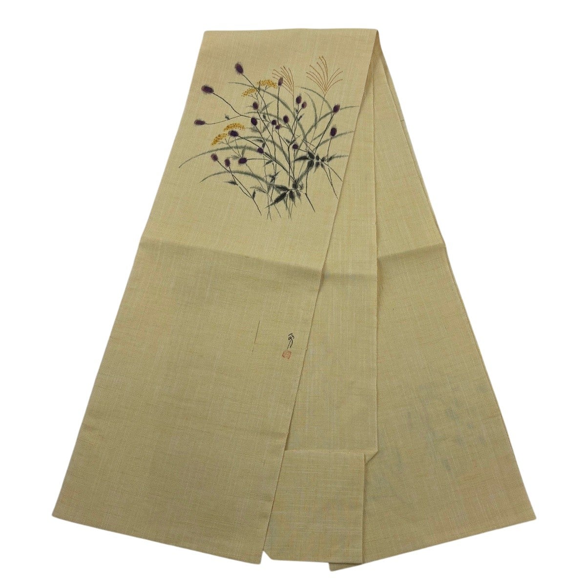 美品】 小紋 身丈164cm 裄丈66.5cm M 単衣 名古屋帯セット 紬地 やまと