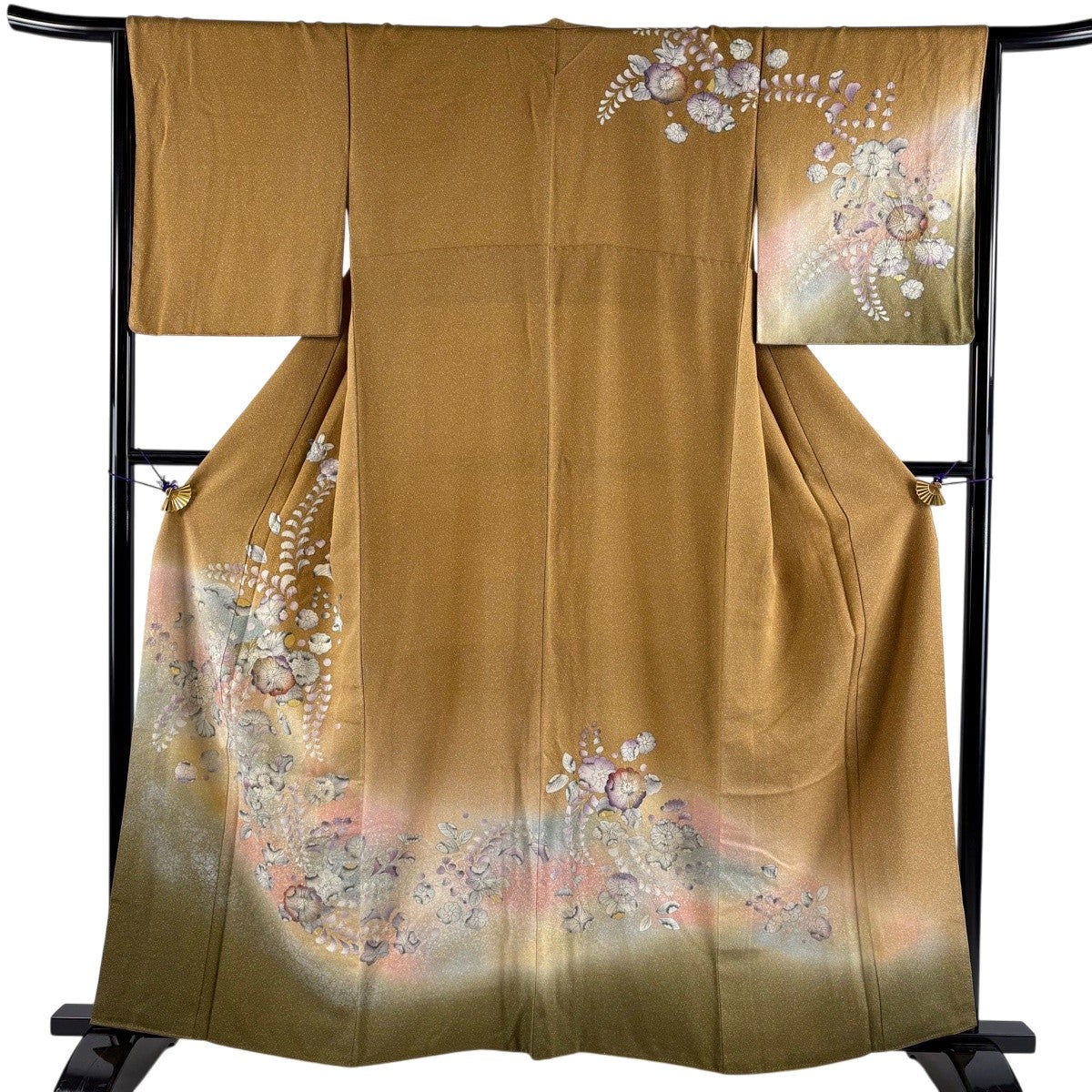 美品】 訪問着 身丈166cm 裄丈69cm L 袷 吉乃一廉 落款あり 辻が花