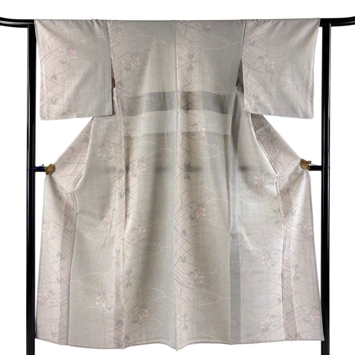 紬 身丈165.5cm 裄丈67.5cm 正絹 秀品 【中古】 美品】 紬 身丈165.5cm 裄丈70.5cm 正絹 秀品 【中古】の通販 by