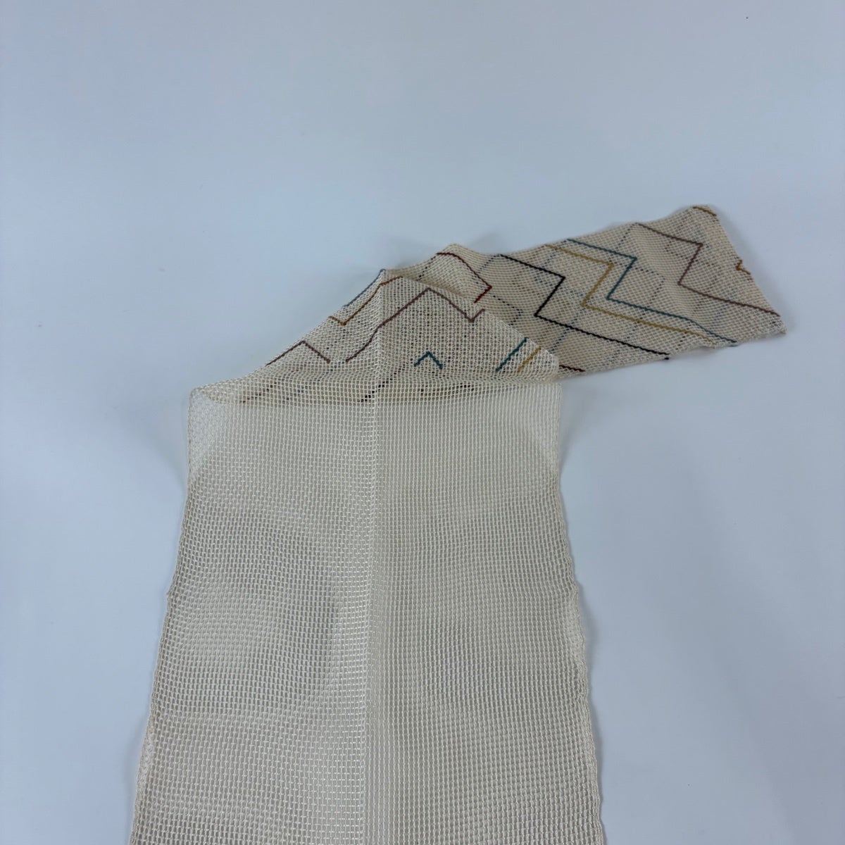 名古屋帯 秀品 夏帯 羅織 八寸名古屋帯 松葉仕立て トンネル仕立て