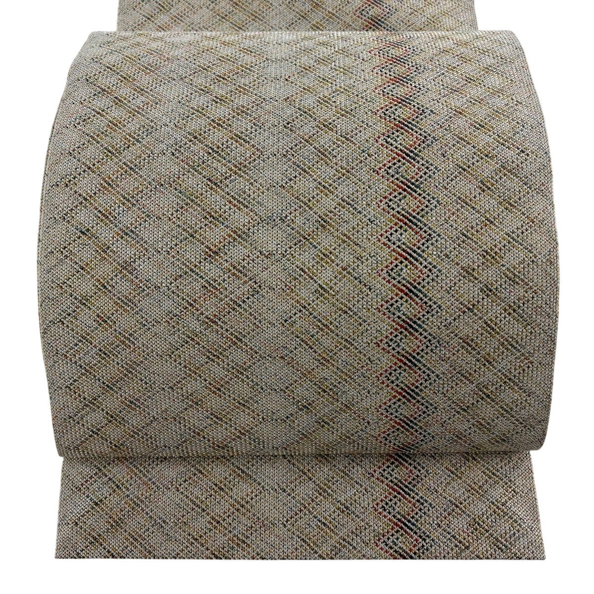 70%OFF 【美品】 名古屋帯 秀品 八寸名古屋帯 松葉仕立て 扇面 枝梅 金