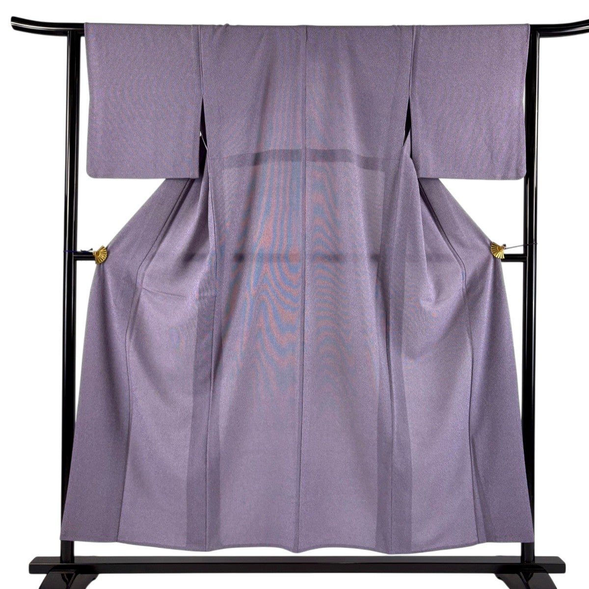 美品】 江戸小紋 身丈159cm 裄丈65cm M 単衣 万筋 薄茶色 正絹 名品