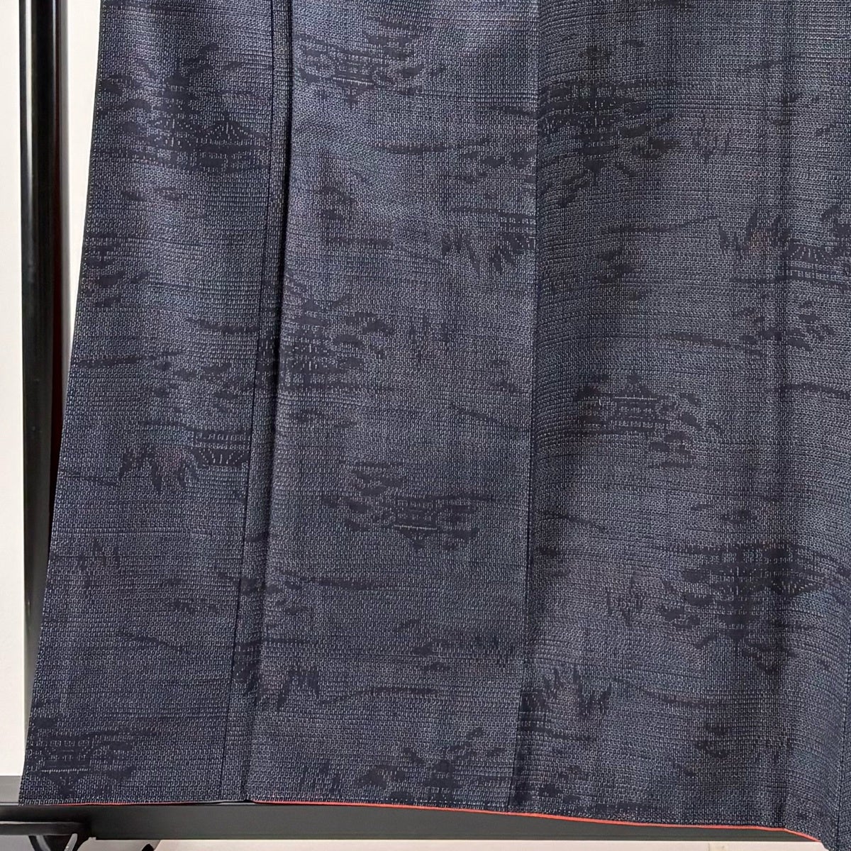 美品】 結城紬 身丈161cm 裄丈63.5cm S 袷 はたおり娘 奥順 証紙あり