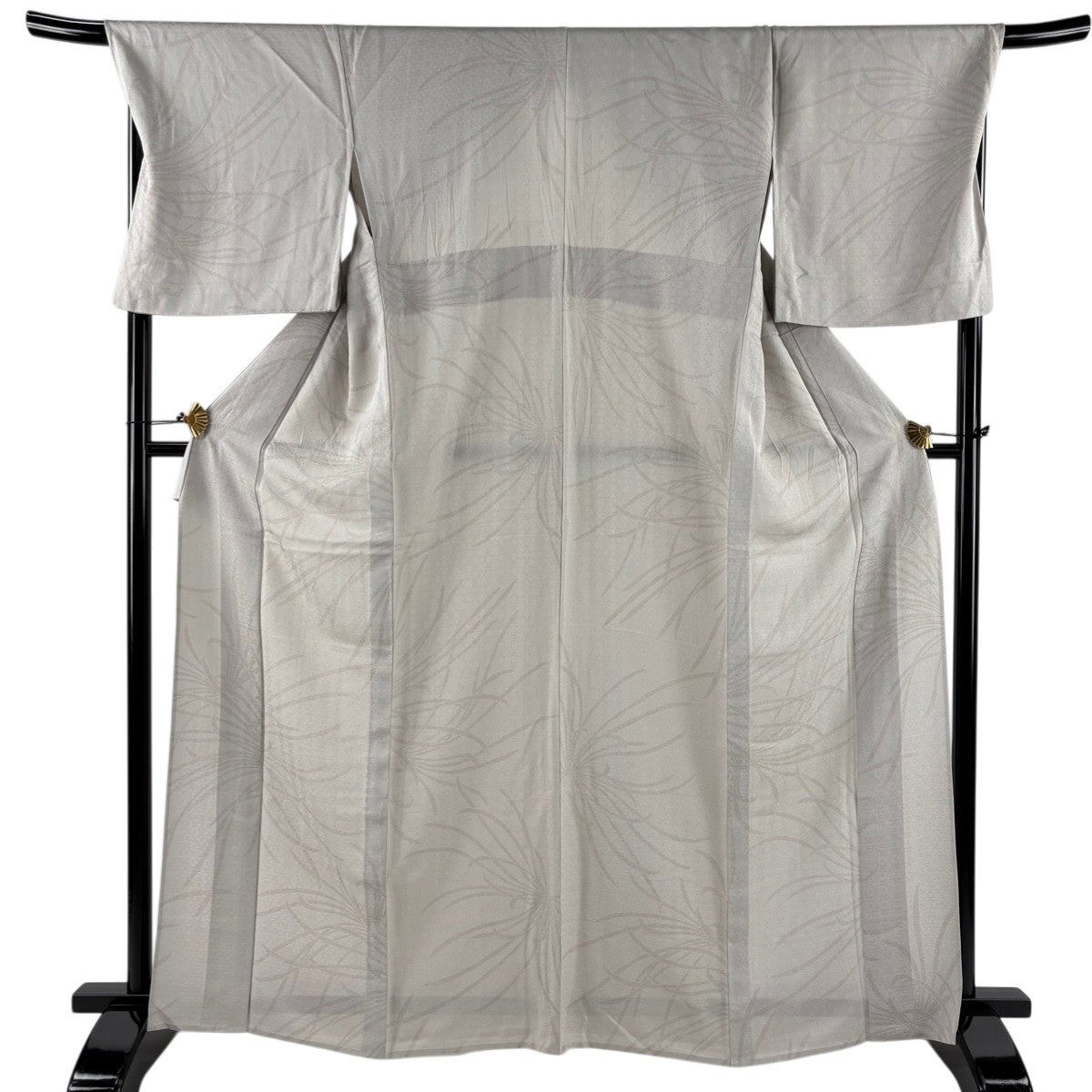 【美品】 小紋 身丈166.5cm 裄丈65cm 正絹 秀品 【中古】 美品】 紬 身丈166.5cm 裄丈66cm M 袷 風景 人物 薄小豆 正絹 名品