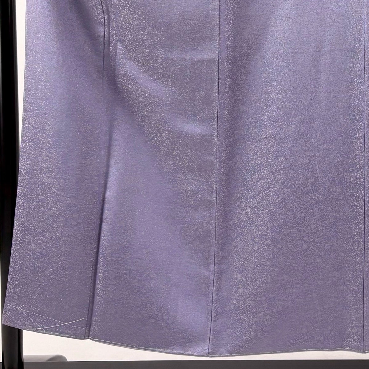 美品】 色無地 身丈152cm 裄丈62cm S 袷 久保田一竹工房 落款あり 金