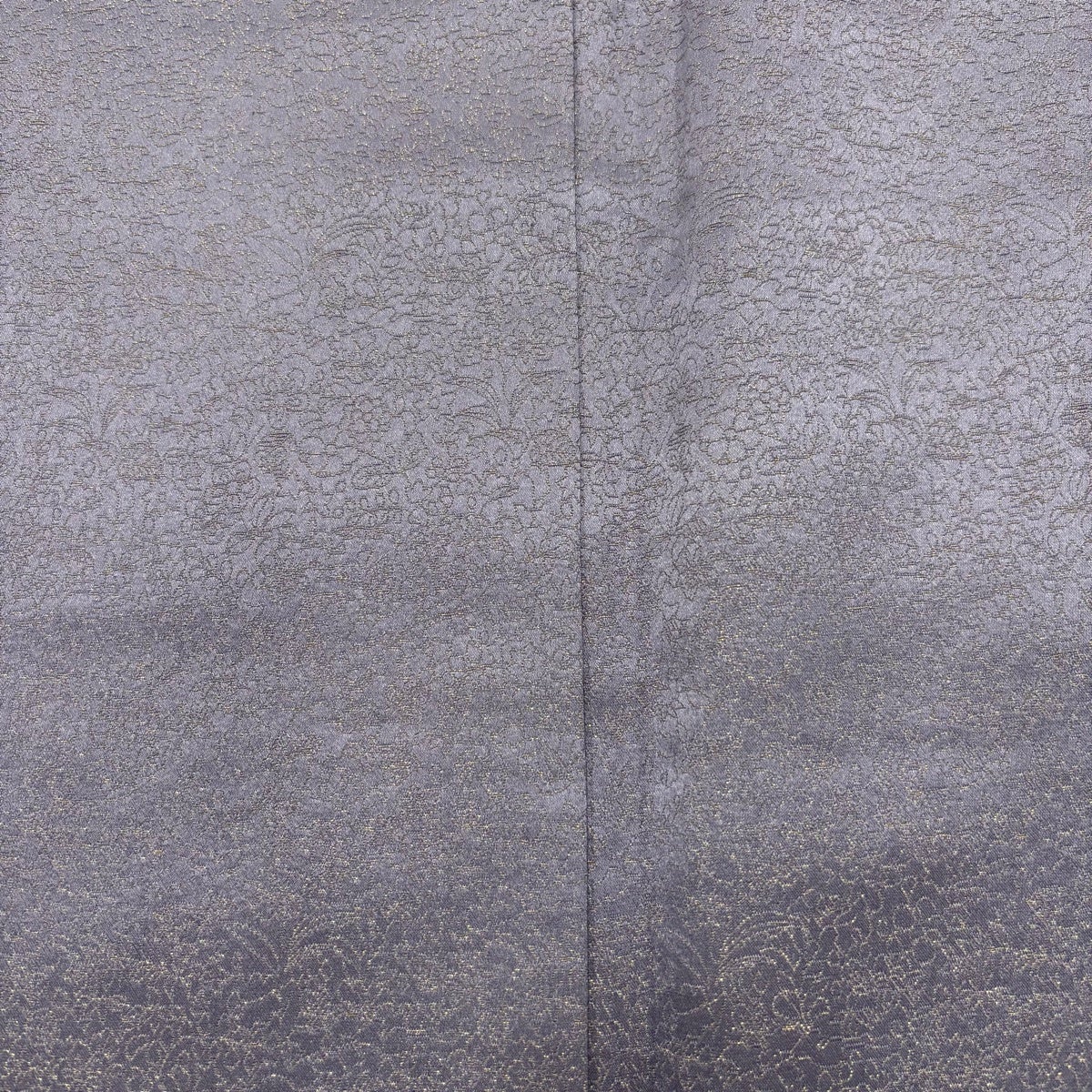美品】 色無地 身丈152cm 裄丈62cm S 袷 久保田一竹工房 落款あり 金