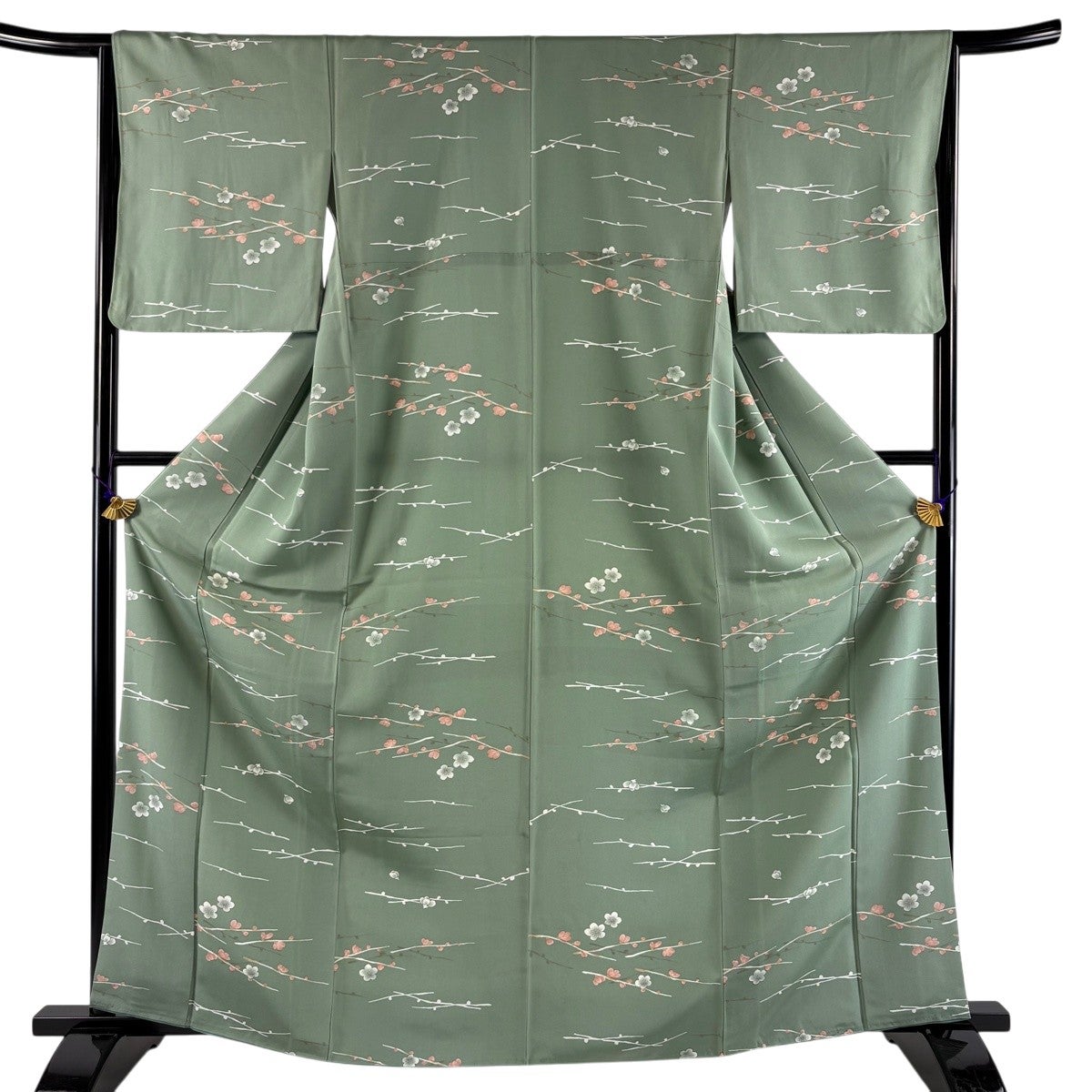 最終価格】 70%OFF 小紋 身丈163cm 裄丈65cm M 袷 細合俊男 ますいわ屋
