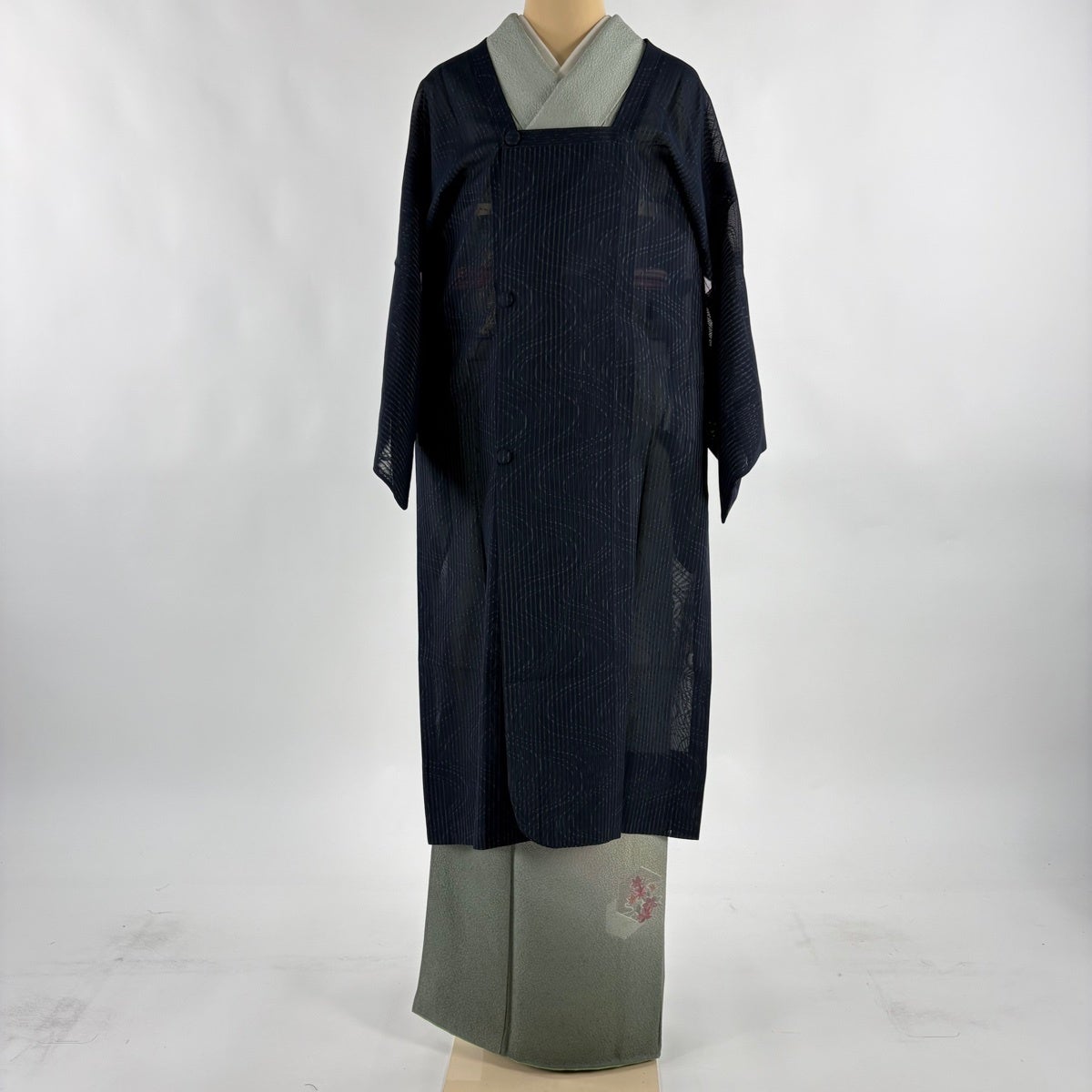 最終価格】 70%OFF 【美品】 道行 身丈116cm 裄丈62.5cm S 和装コート