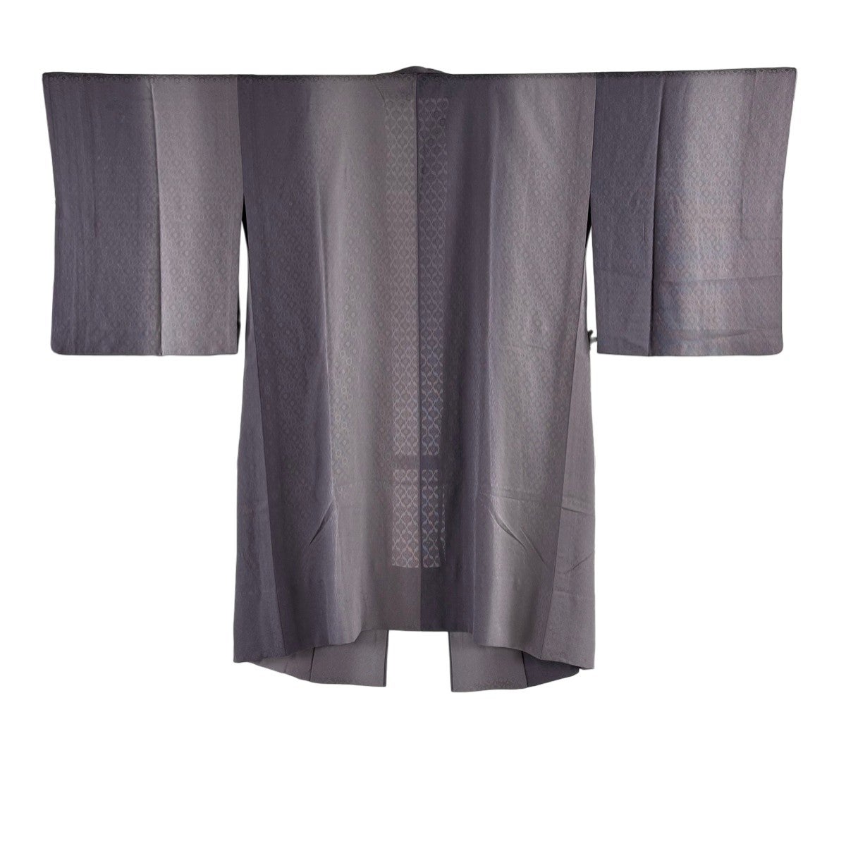 美品】 道中着 身丈102.5cm 裄丈67.5cm L 和装コート 幾何学 青 美品】 道中着 身丈102.5cm 裄丈67.5cm L 和装コート 幾何学 青