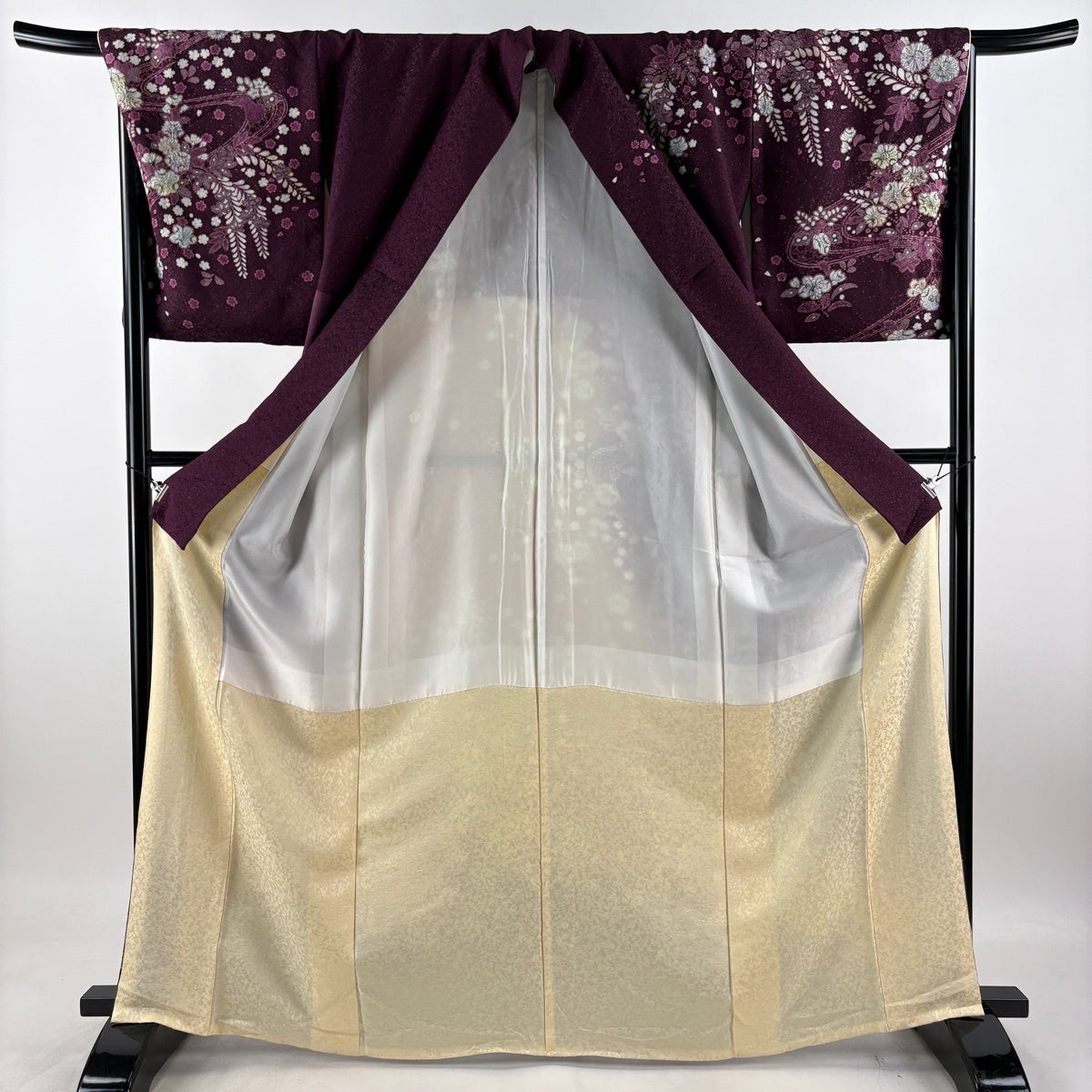 美品】 訪問着 身丈166cm 裄丈69cm L 袷 吉乃一廉 落款あり 辻が花