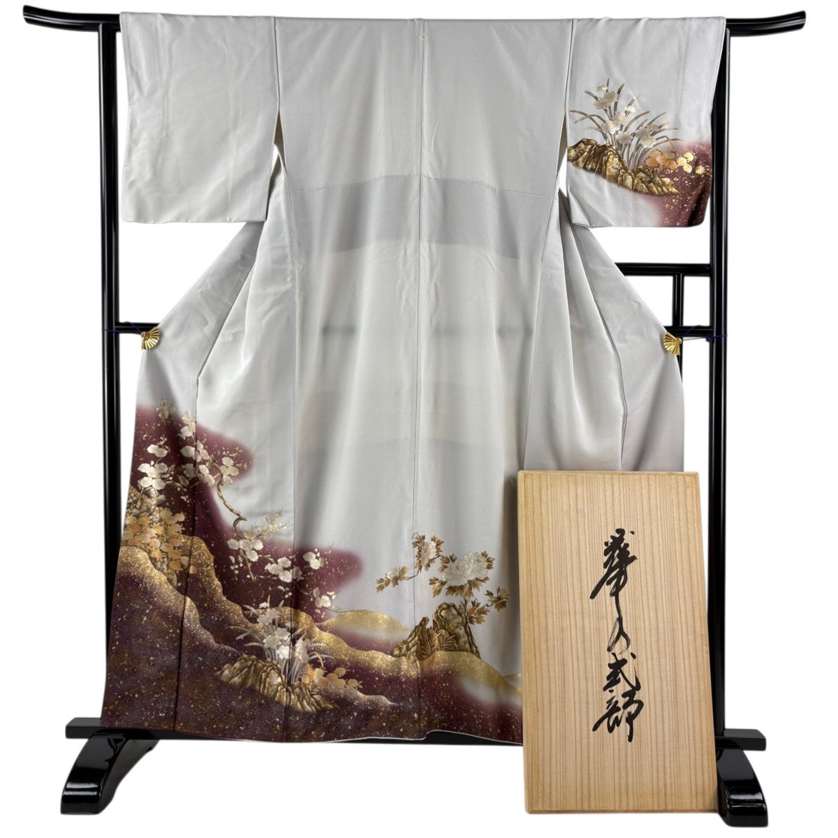 和装セット 逸品 落款あり 和装小物 藤林徳扇「華」小物セット 帯締め