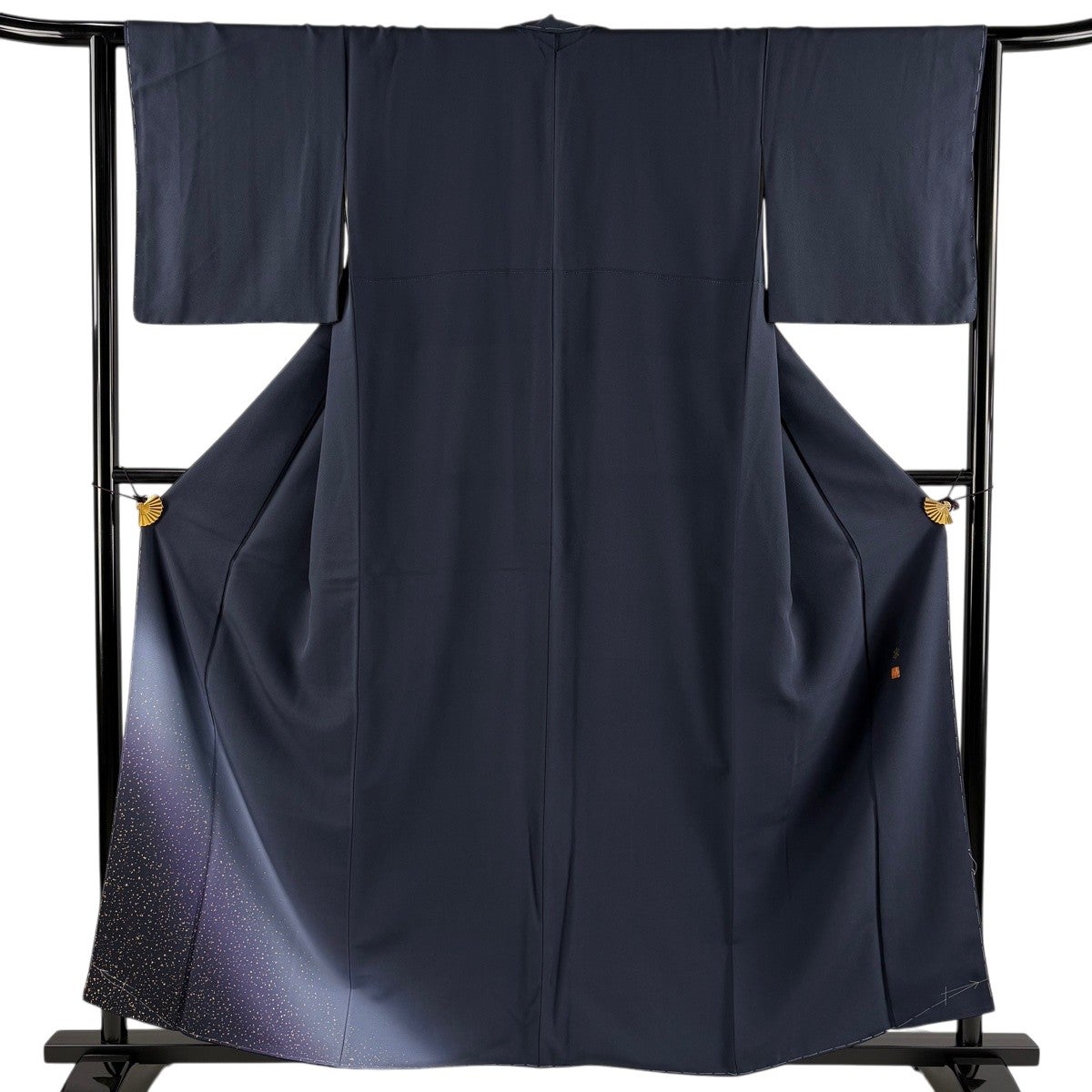 美品】 付下げ 身丈159.5cm 裄丈63cm S 袷 あらい義風 落款あり 幾何学