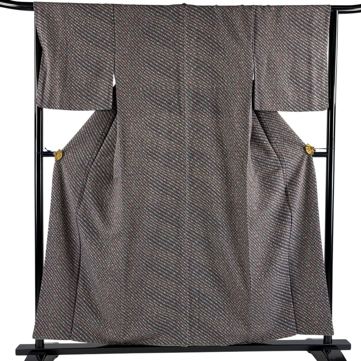 小紋 美品 名品 身丈159cm 裄丈62.5cm 正絹 【中古】 美品】 小紋 身丈159cm 裄丈64cm 正絹 秀品 【中古】の通販 by