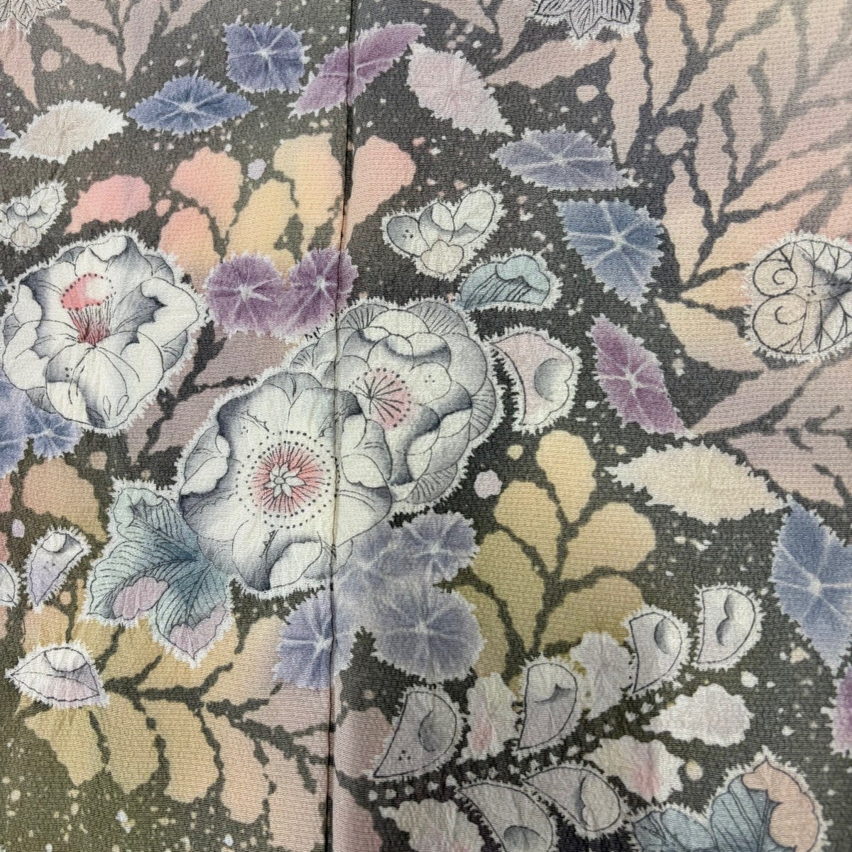 美品】 付下げ 身丈158.5cm 裄丈62cm S 袷 翠山工房 やまと 落款あり