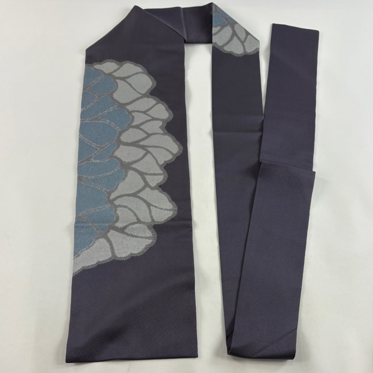 美品】 名古屋帯 名品 幾何学模様 絞り 紫 正絹｜中古・古着
