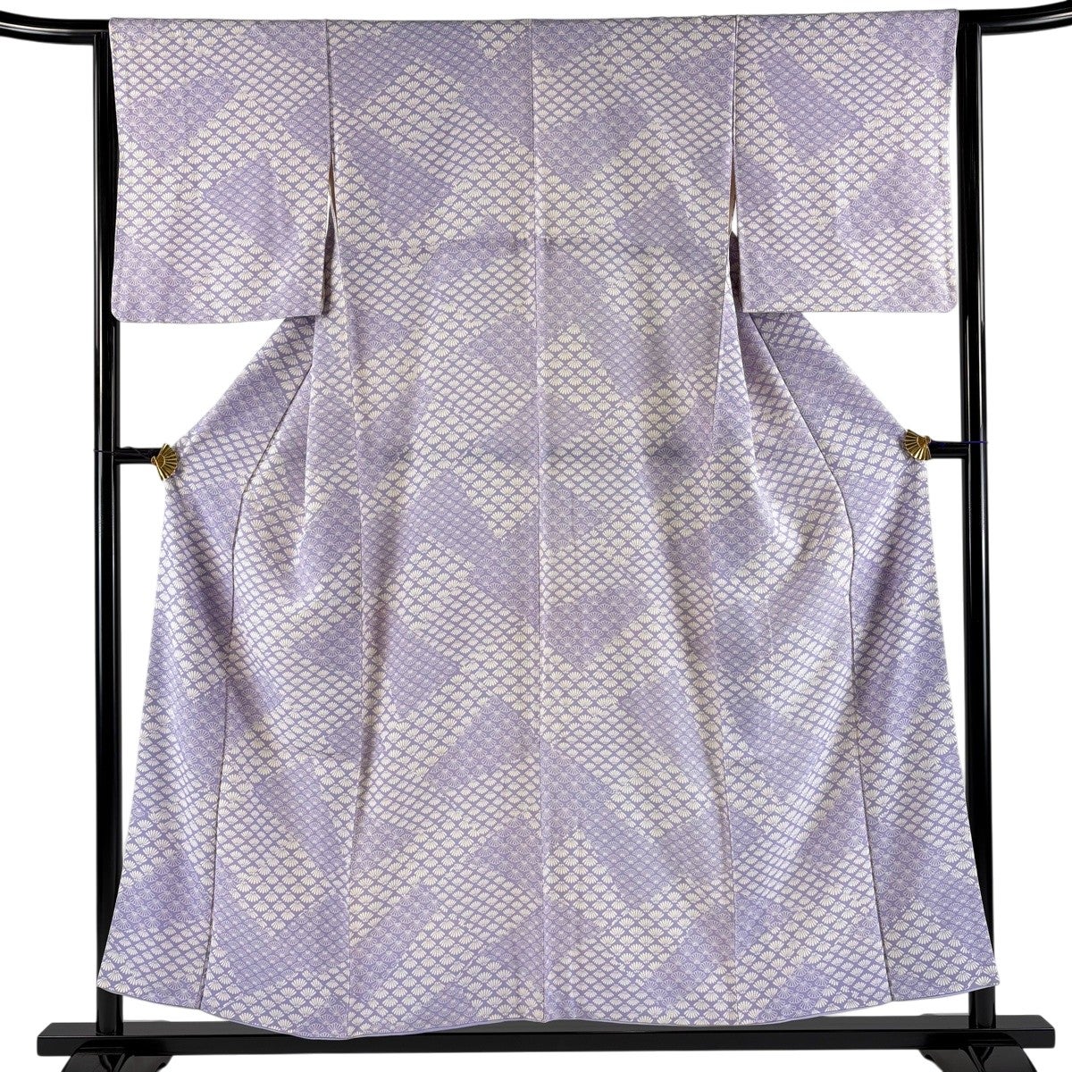 小紋 美品 秀品 167cm 69cm 正絹 【中古】 美品】 小紋 身丈167cm 裄丈69cm 正絹 逸品 【中古】の通販 by