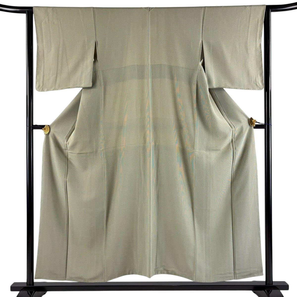 江戸小紋 身丈156cm 裄丈62.5cm 正絹 逸品 【中古】 美品】 江戸小紋 身丈158.5cm 裄丈65cm M 袷 鮫 本草木染 赤紫 正絹