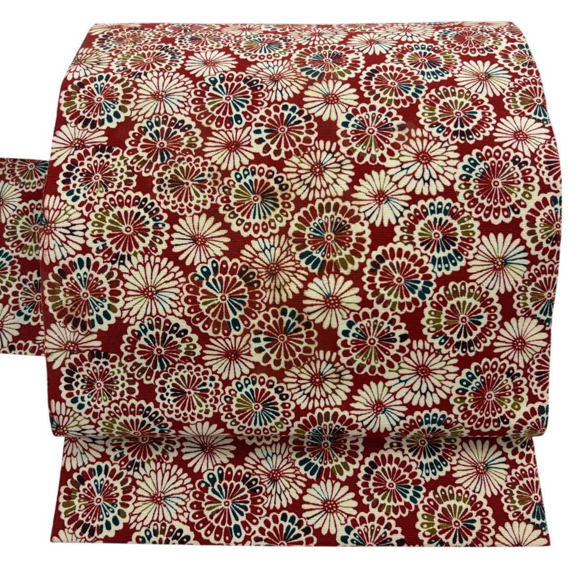 名古屋帯 優品 八寸名古屋帯 トンネル仕立て 霞 金糸 金茶 正絹｜中古