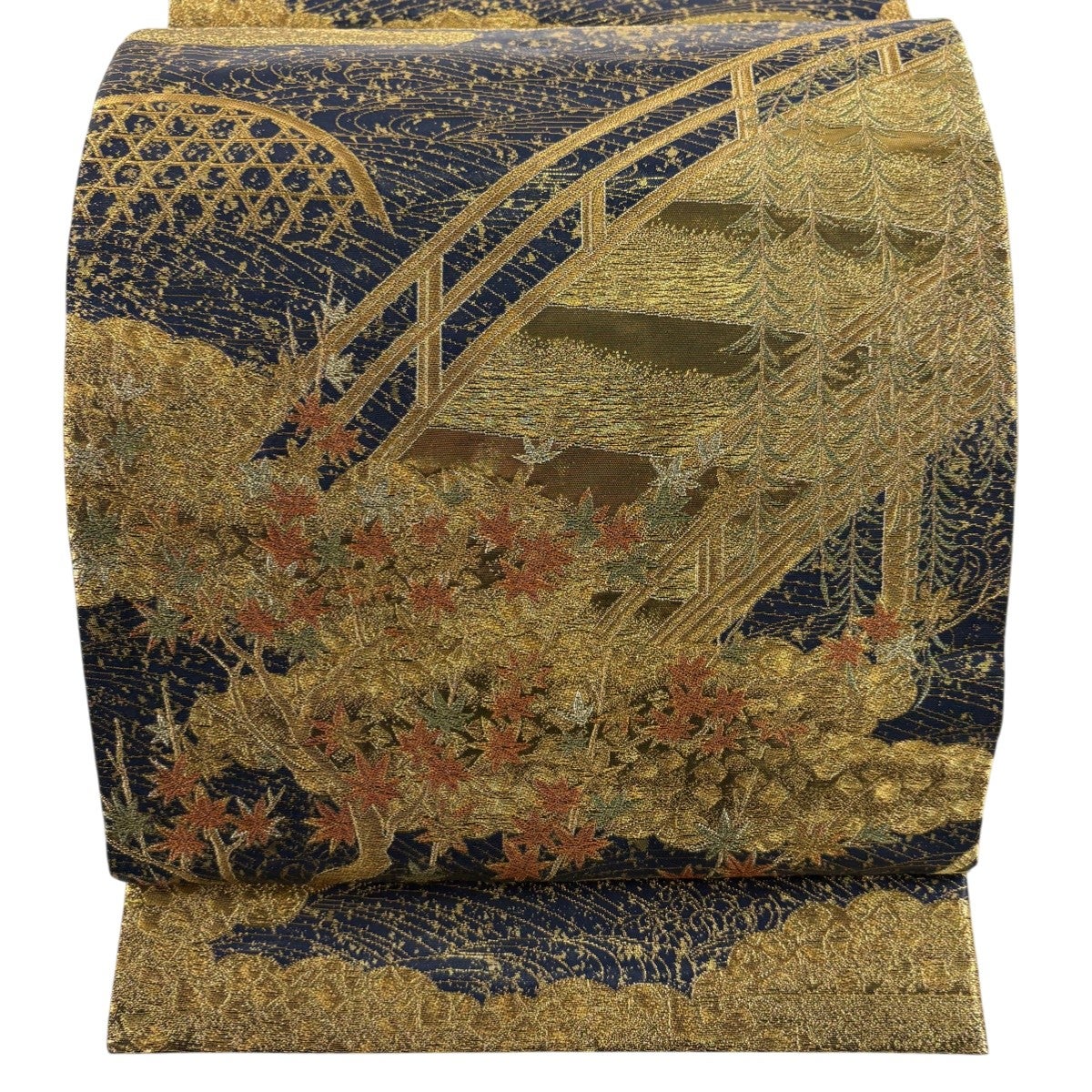 【美品】 丸帯 名品 お太鼓柄 正絹 【中古】 丸帯 名品 お太鼓柄 正絹 【中古】の通販 by バイセル ラクマ店｜ラクマ