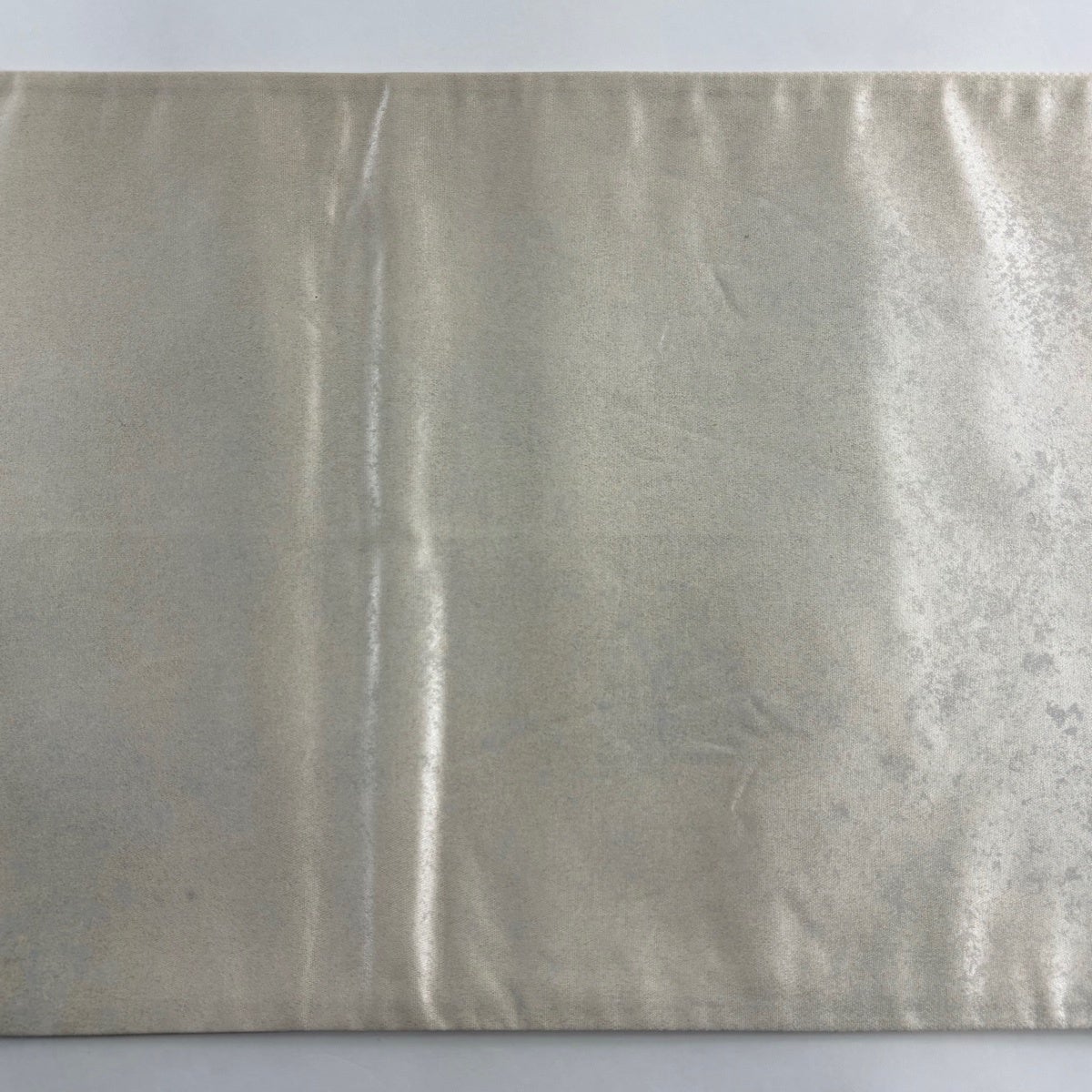 袋帯 名品 草花 金彩 螺鈿 銀色 お太鼓柄 正絹｜中古・古着