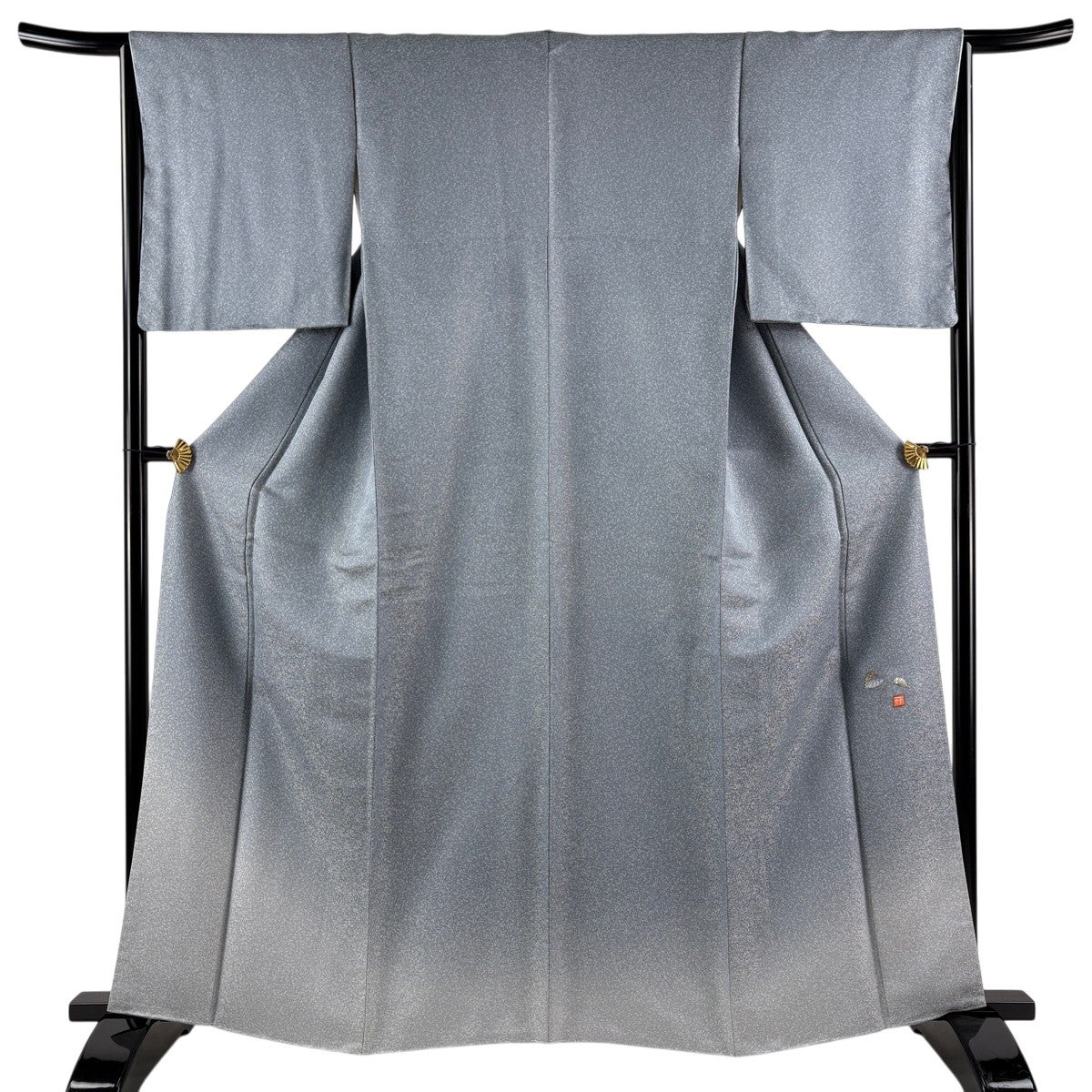 美品】 付下げ 身丈162.5cm 裄丈64.5cm M 袷 久保田一竹工房 落款あり