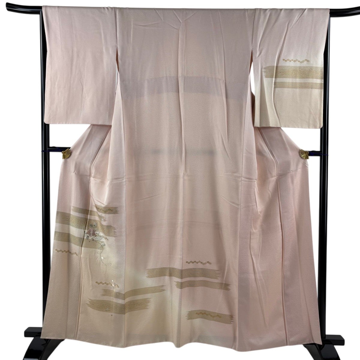 付下げ 身丈164cm 裄丈67cm 正絹 名品 【中古】 30%OFF 【美品】 付下げ 身丈164cm 裄丈66cm M 袷 やまと 桜 地紋 赤紫