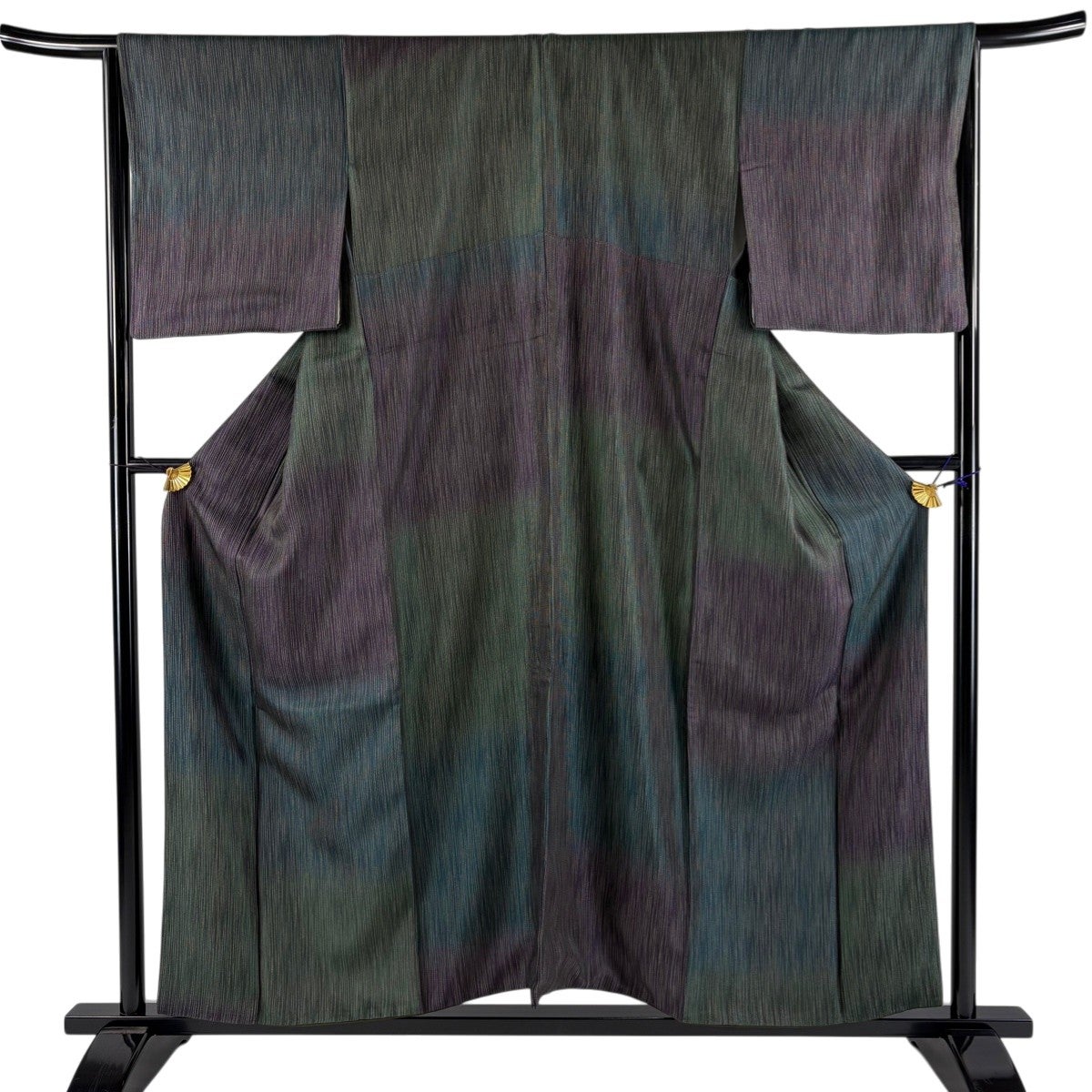 【美品】 お召 身丈151cm 裄丈66cm 正絹 逸品 【中古】 美品】 お召 身丈151.5cm 裄丈66.5cm 正絹 逸品 【中古】の通販 by
