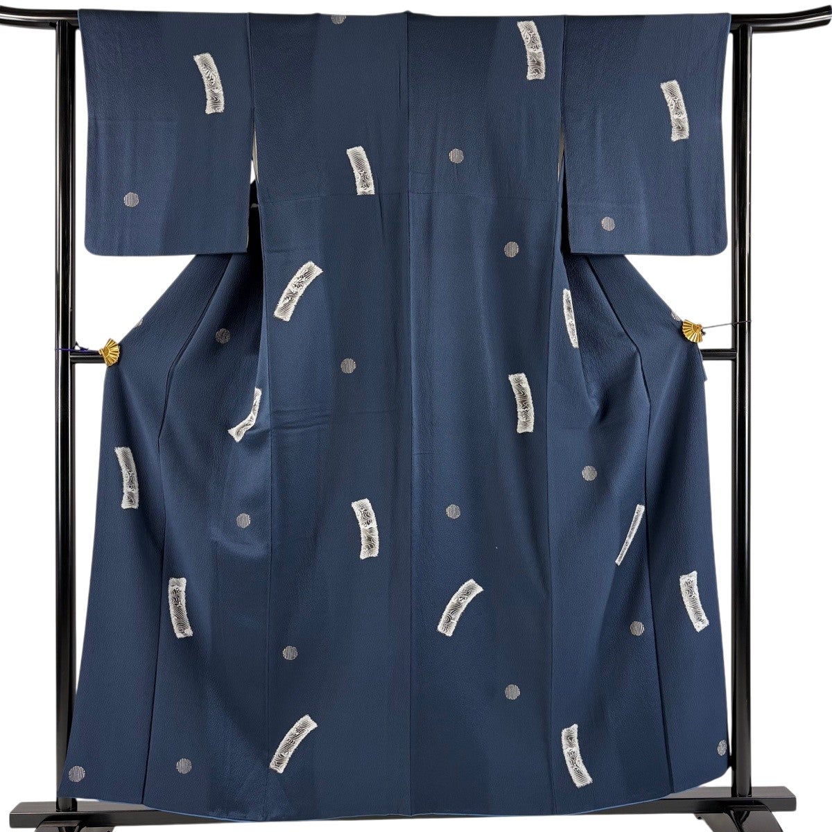 【美品】 小紋 身丈155.5cm 裄丈62.5cm 正絹 名品 【中古】 小紋 身丈155.5cm 裄丈64cm 正絹 名品 【中古】の通販 by バイセル