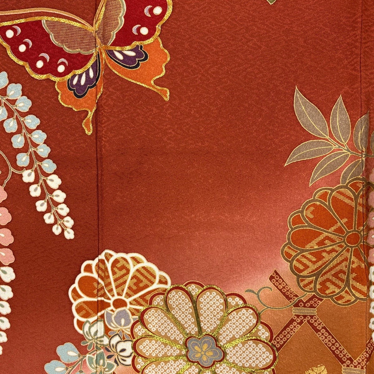 50%OFF 【美品】 振袖 身丈168.5cm 裄丈69.5cm L 袷 山本寛斎 落款あり
