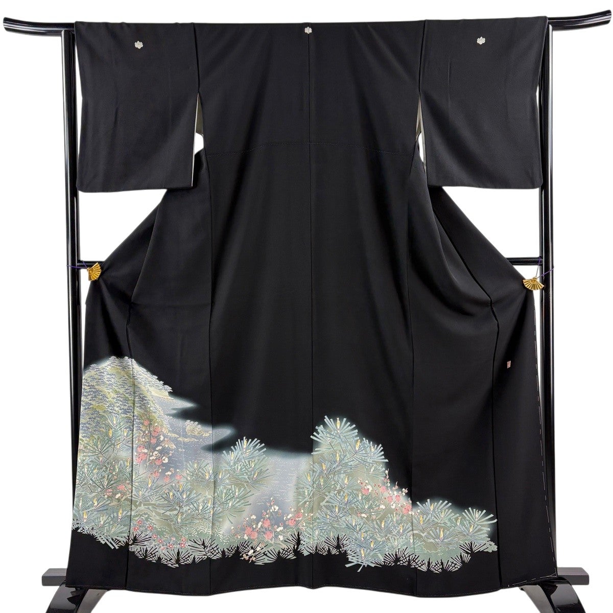 黒地⭐️着丈177cm⭐️裄68cm⭐️正絹絞り全総松柄振袖掛下衣装⭐️貴重品⭐️売り切り 000003049539-01.jpg?size=xl&w=