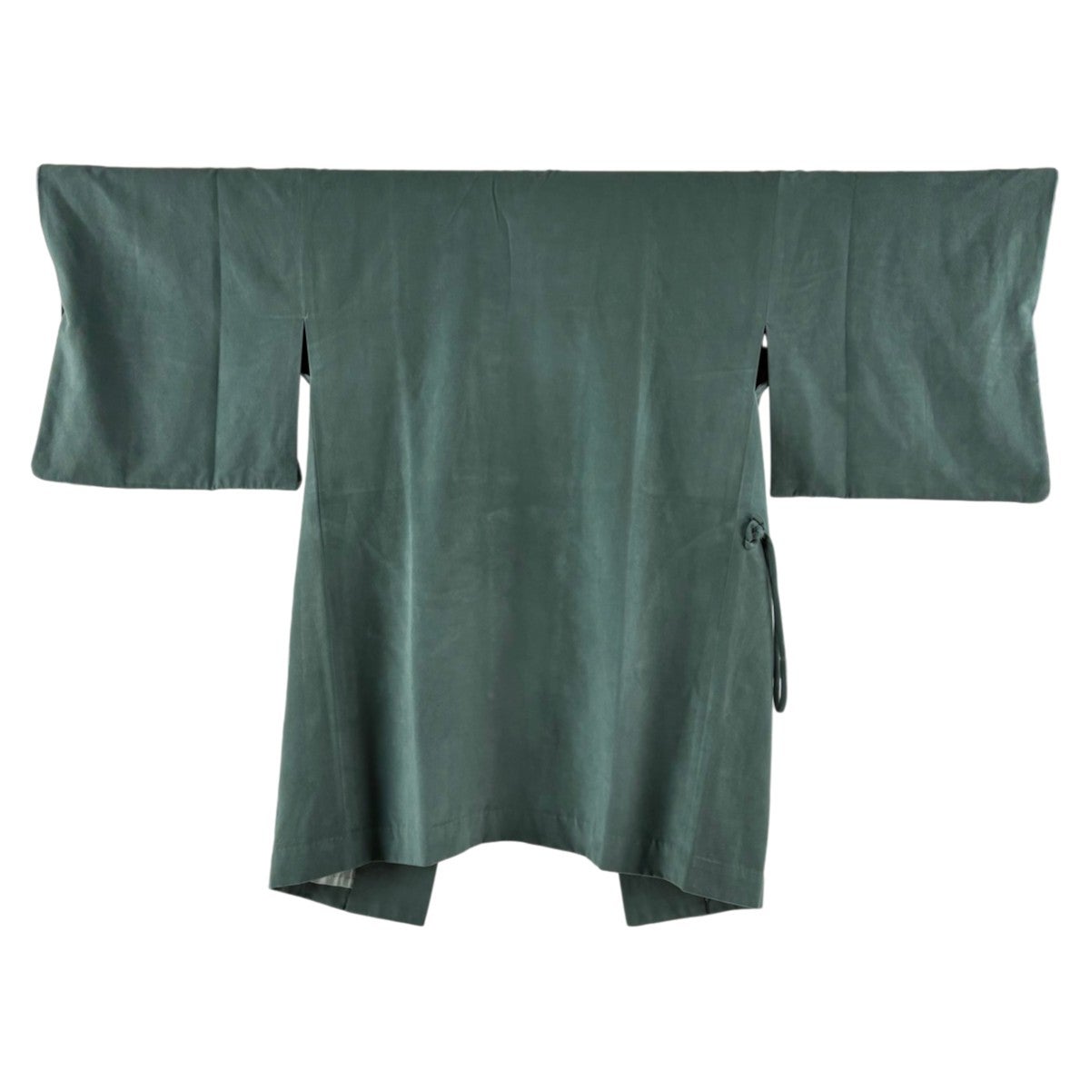 美品】 道中着 身丈92cm 裄丈66cm M 七宝 ぼかし 青緑 正絹 逸品｜中古