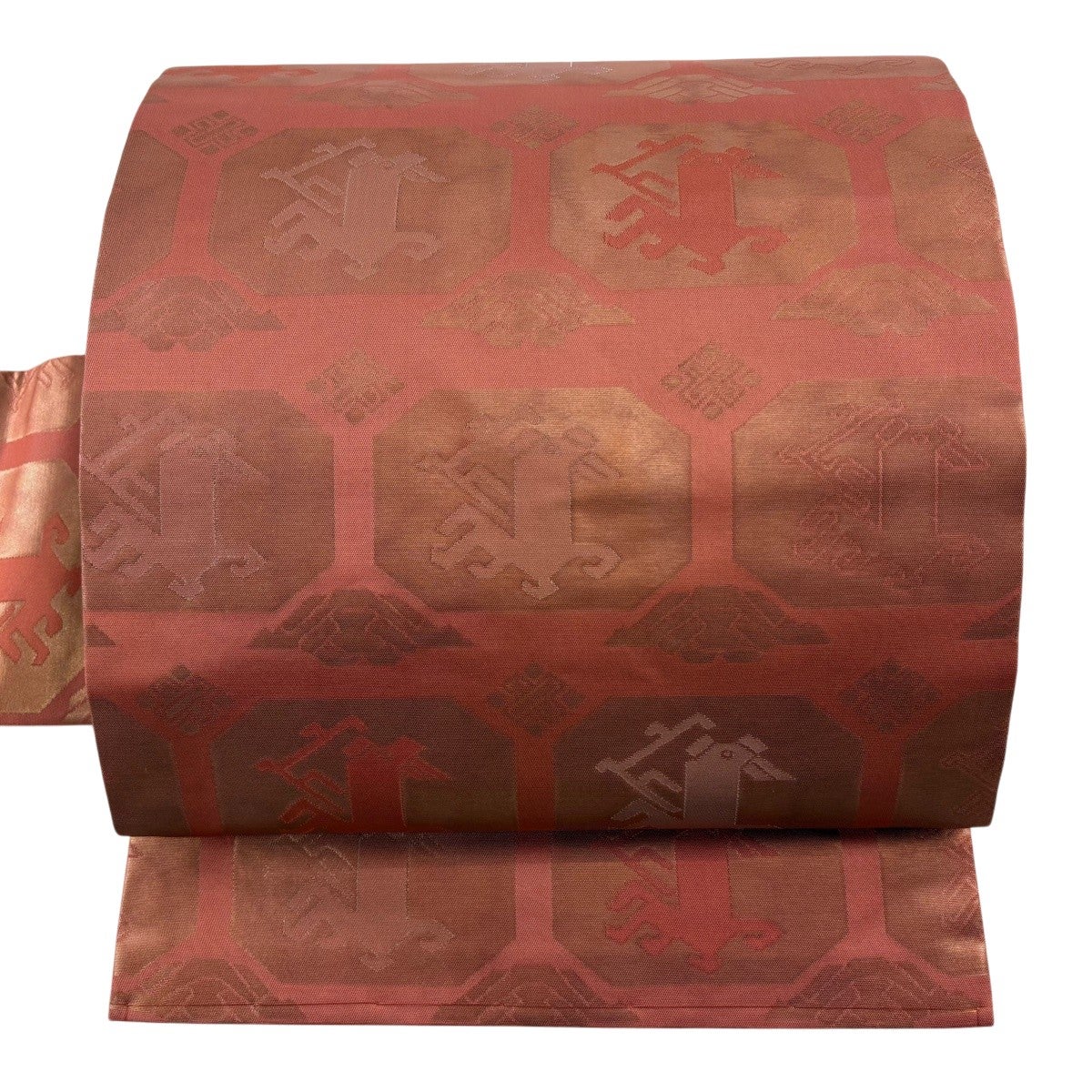 名古屋帯 名品 大脇一心 辻が花 からし色 正絹｜中古・古着