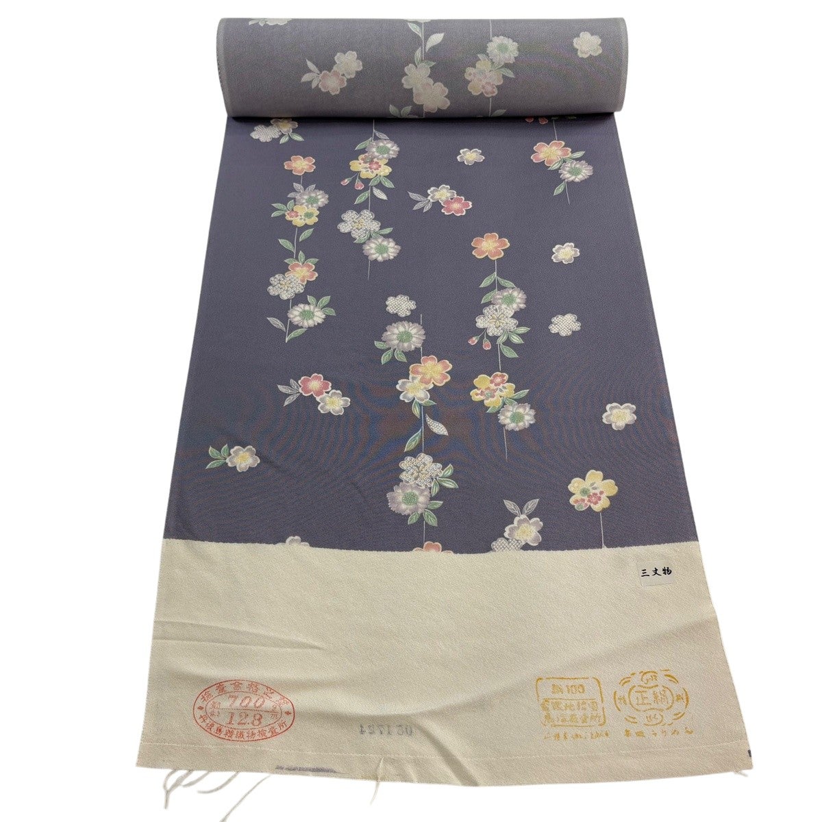 名古屋帯 秀品 華文 刺繍 金糸 金色 正絹｜中古・古着・リサイクル着物