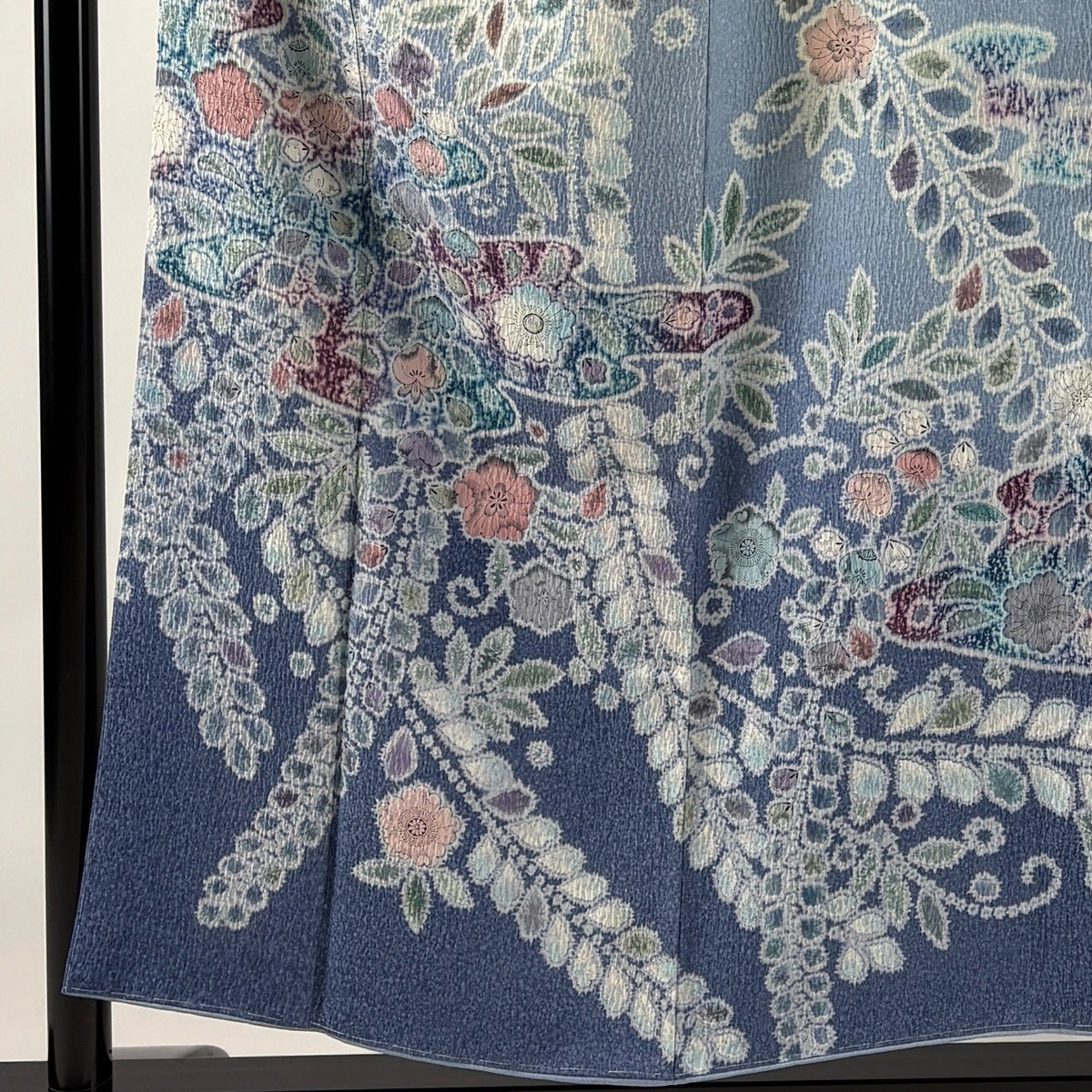 美品】 訪問着 身丈155cm 裄丈63cm S 袷 落款あり 辻が花柄 ぼかし