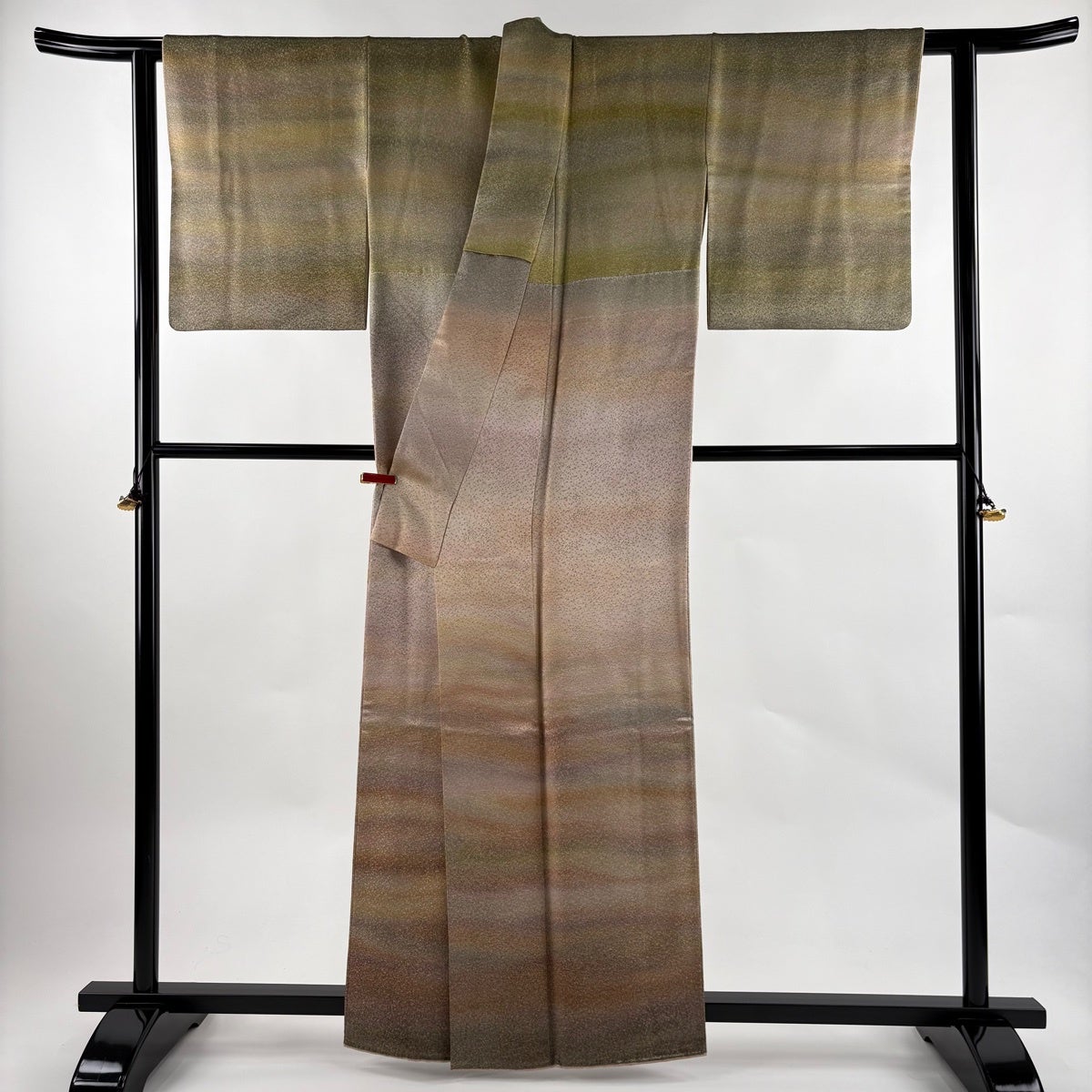 美品】 付下げ 身丈160cm 裄丈63.5cm S 袷 初代 久保田一竹 落款あり