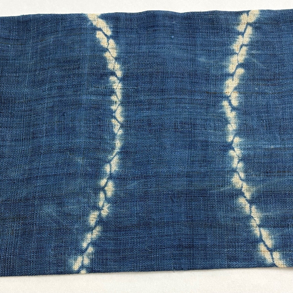 名古屋帯 名品 幾何学模様 絞り 藍色 正絹｜中古・古着・リサイクル