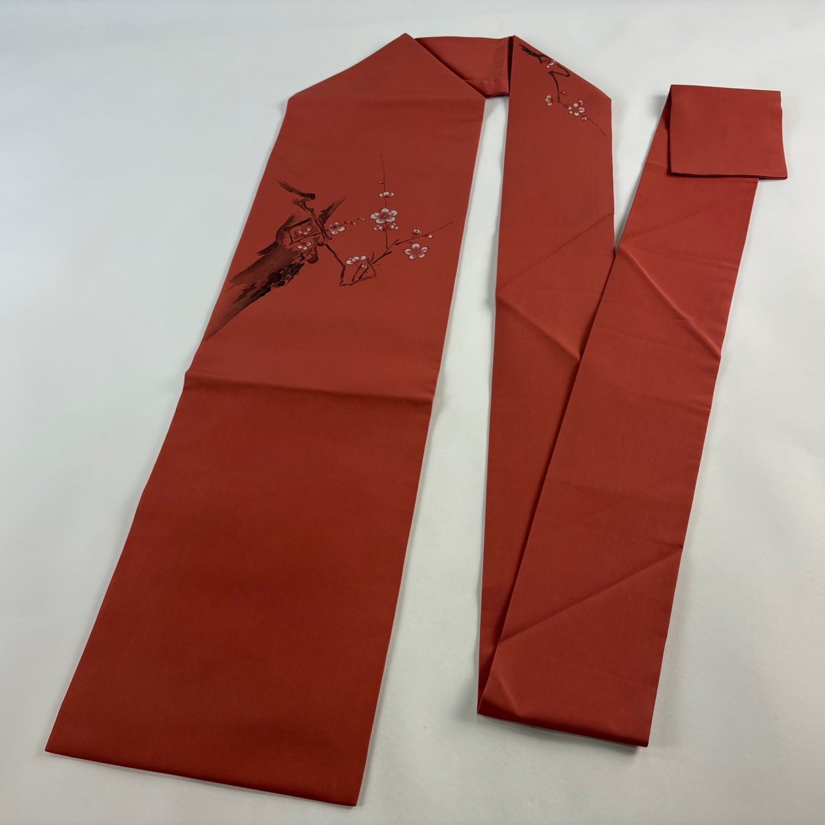 名古屋帯 優品 枝梅 金糸 金彩 濃ピンク 正絹｜中古・古着・リサイクル