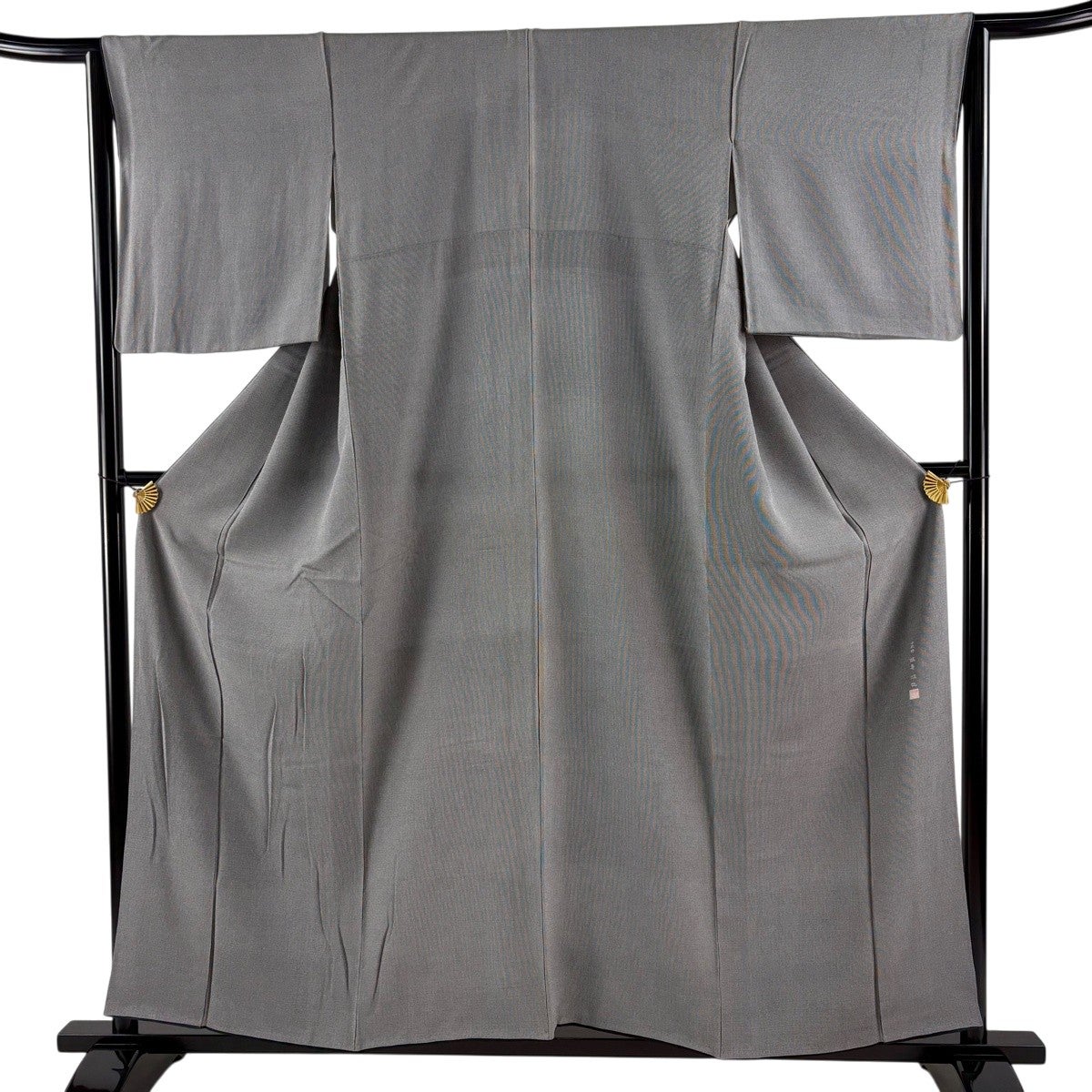 美品】 江戸小紋 身丈156.5cm 裄丈64cm M 袷 飯島輝也 落款あり 万筋