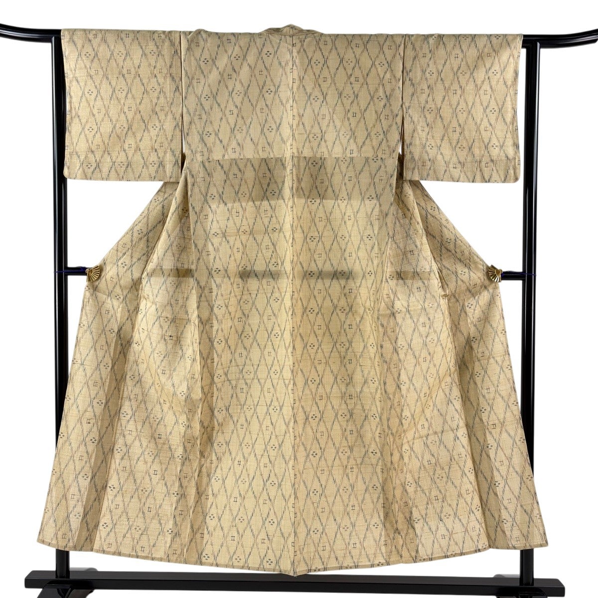 【美品】 紬 身丈164.5cm 裄丈67cm 正絹 秀品 【中古】 美品】 紬 身丈158.5cm 裄丈64cm M 薄物 夏紬 壺垂れ 濃紺 正絹 秀品