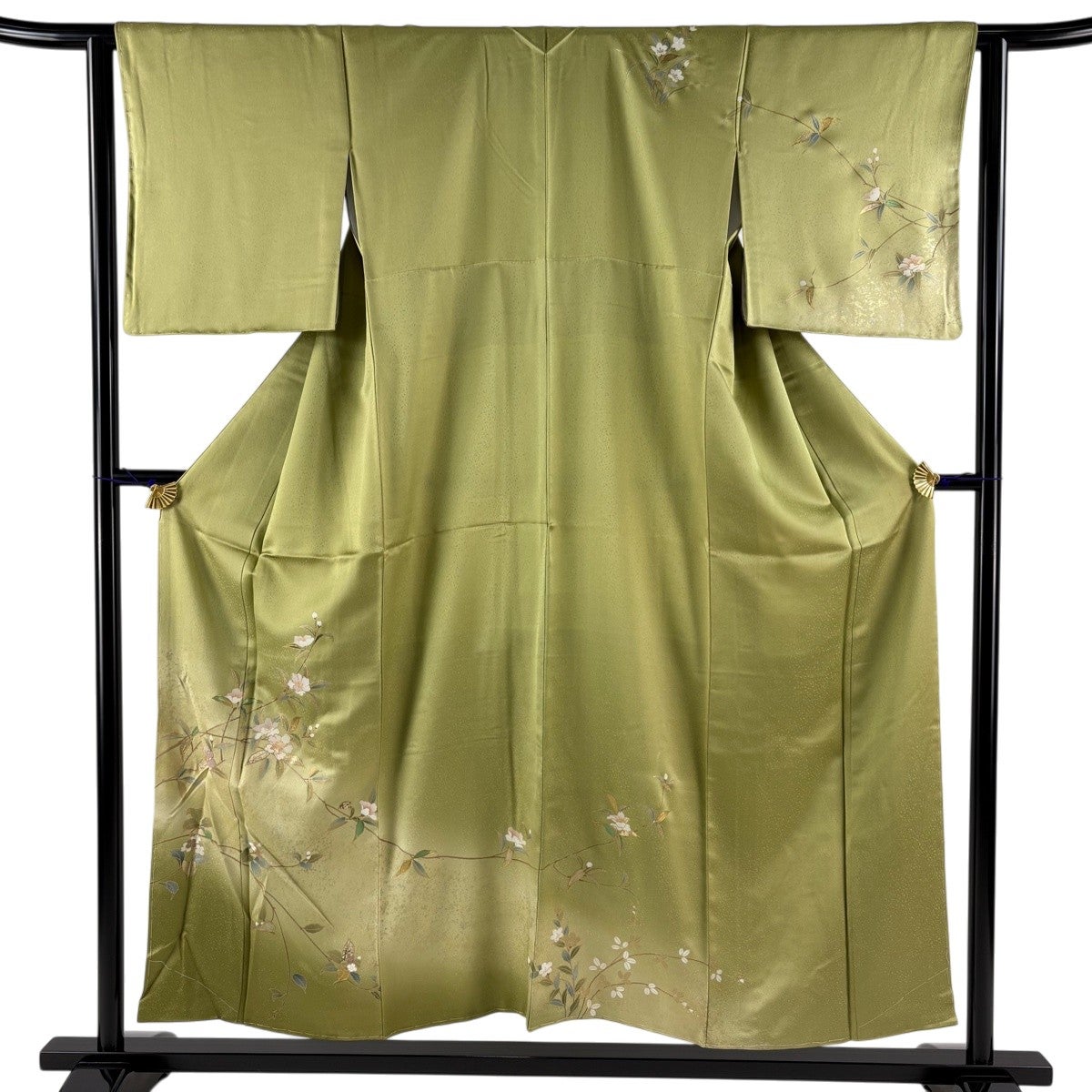 最終価格】 70%OFF 【美品】 付下げ 身丈154cm 裄丈63cm S 袷 枝花
