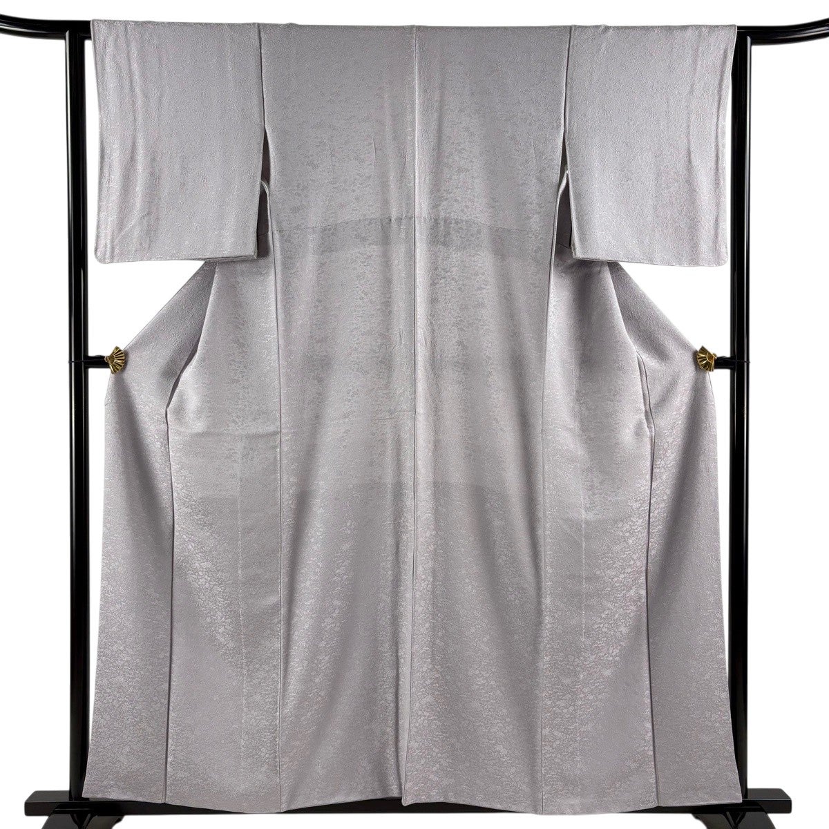 美品】 色無地 身丈157cm 裄丈63.5cm S 袷 地紋 薄紫 正絹 秀品｜中古