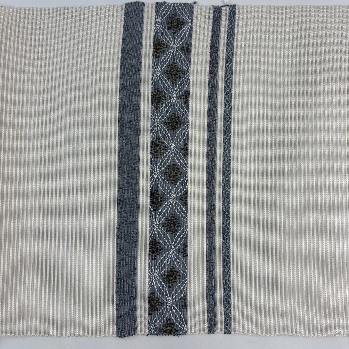 美品】 名古屋帯 秀品 夏帯 絽 櫛 かんざし ベージュ 正絹｜中古・古着