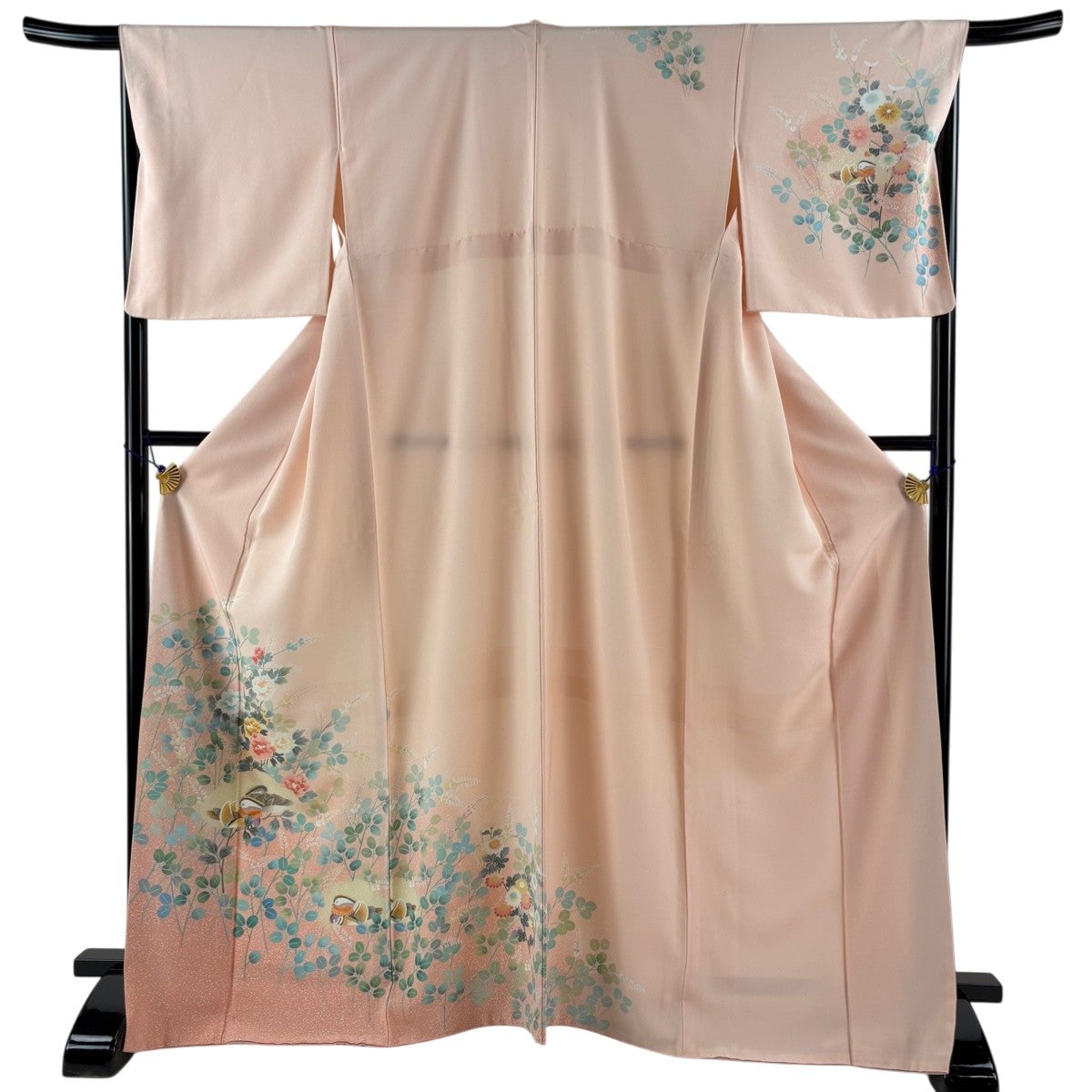 【美品】 訪問着 身丈168cm 裄丈66.5cm 正絹 秀品 【中古】 訪問着 訪問着 身丈168cm 裄丈65.5cm M 袷 やまと 幾何学模様
