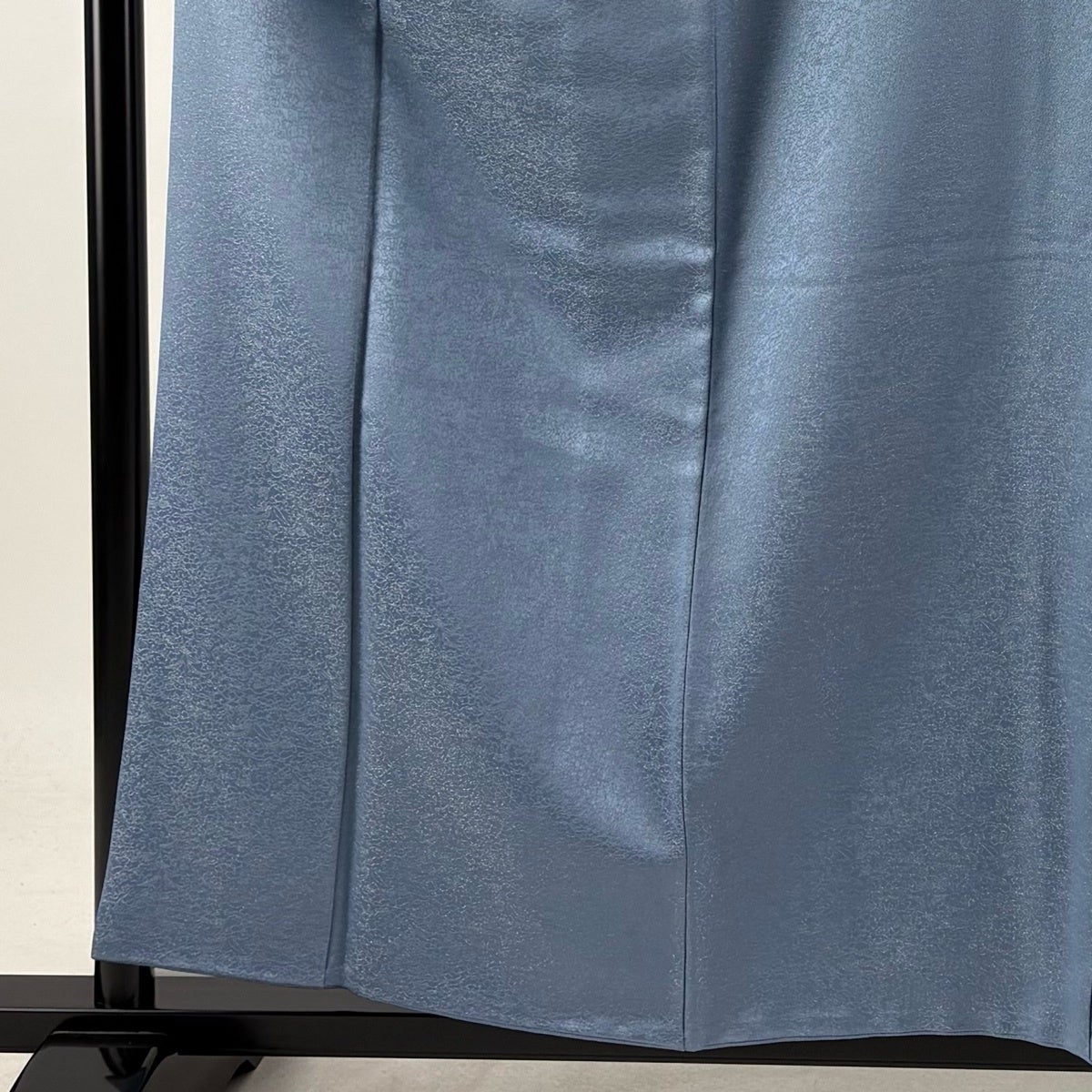 美品】 色無地 身丈157cm 裄丈65cm M 袷 久保田一竹工房 落款あり 金