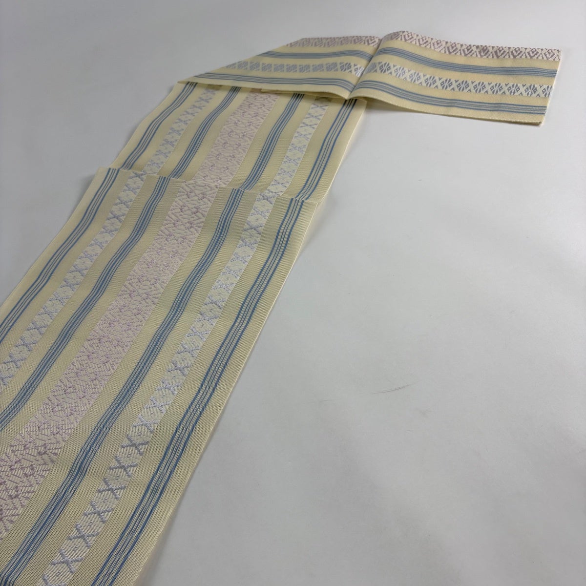 美品】 名古屋帯 逸品 証紙あり 夏帯 博多織 八寸名古屋帯 松葉仕立て
