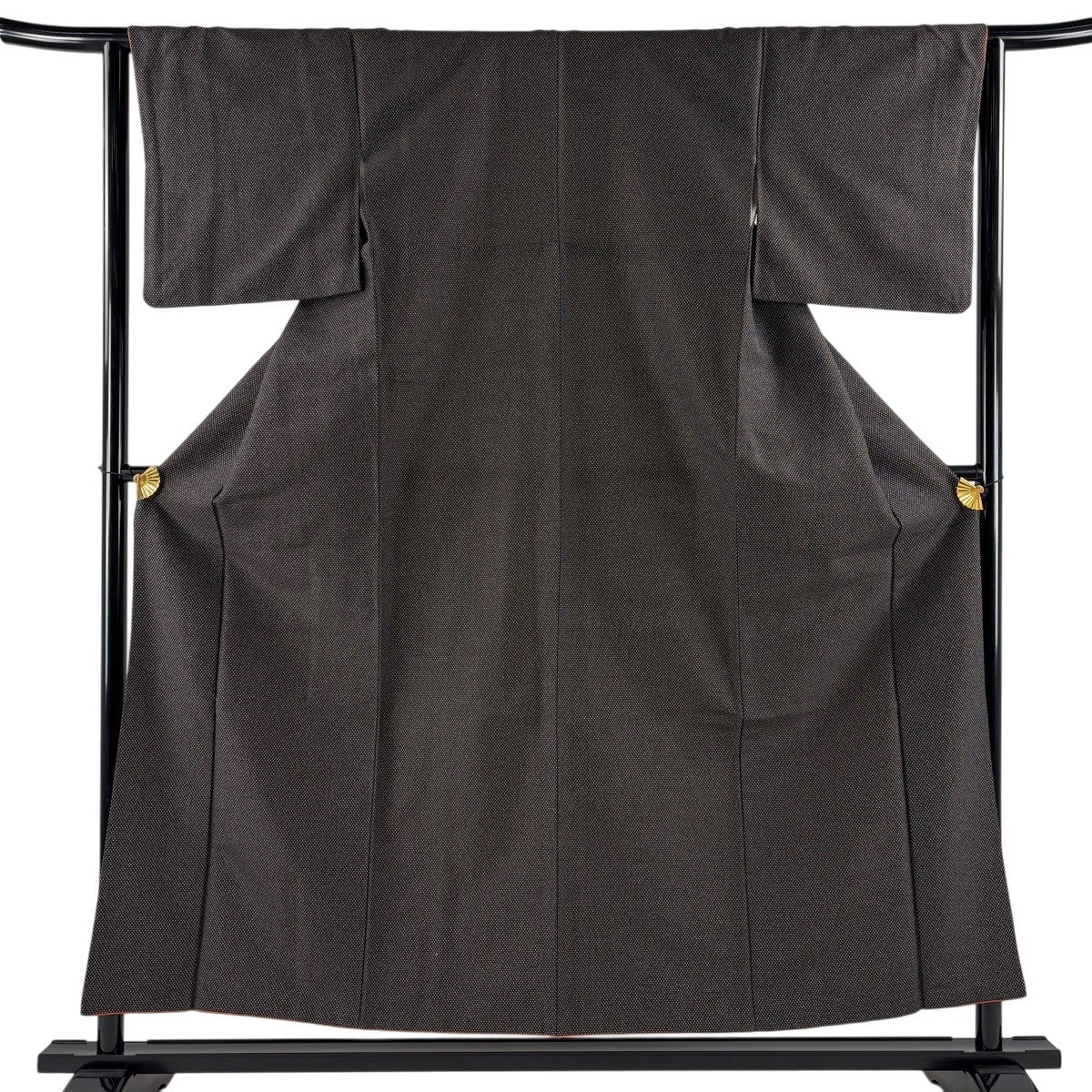 【美品】 紬 身丈156cm 裄丈63cm 正絹 逸品 【中古】 美品】 紬 身丈155.5cm 裄丈62.5cm S 袷 証紙 幾何学模様 紺色 正絹 秀