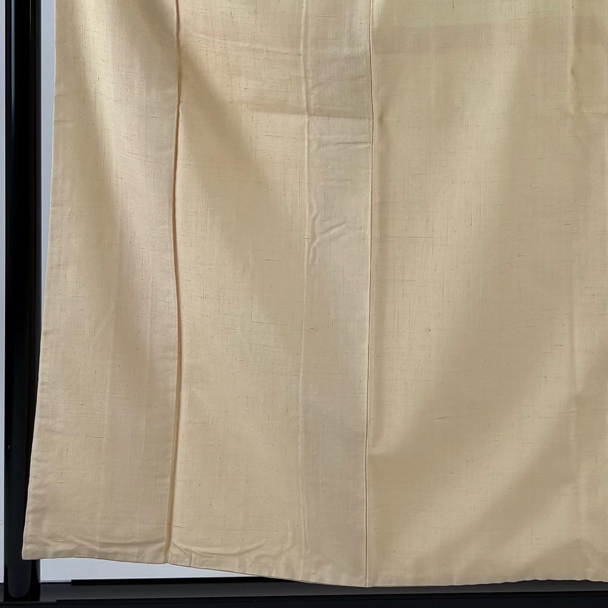 紬 身丈157.5cm 裄丈62cm S 袷 ベージュ 正絹 優品｜中古・古着