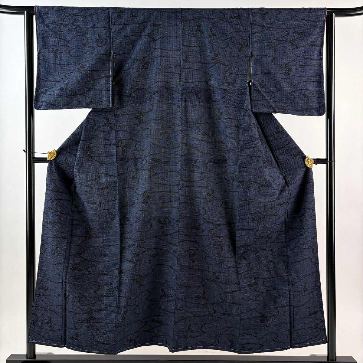 結城紬 美品 秀品 身丈158cm 裄丈63.5cm 正絹 【中古】 美品】 紬 身丈158cm 裄丈62.5cm 正絹 秀品 【中古】の通販 by